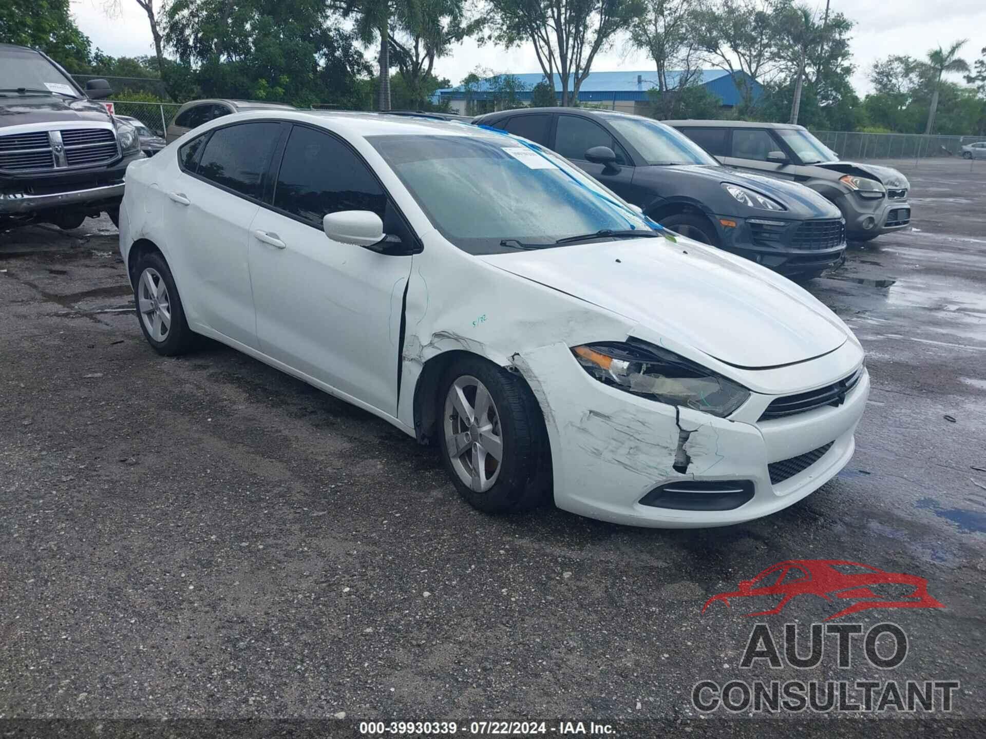 DODGE DART 2016 - 1C3CDFBB5GD613662