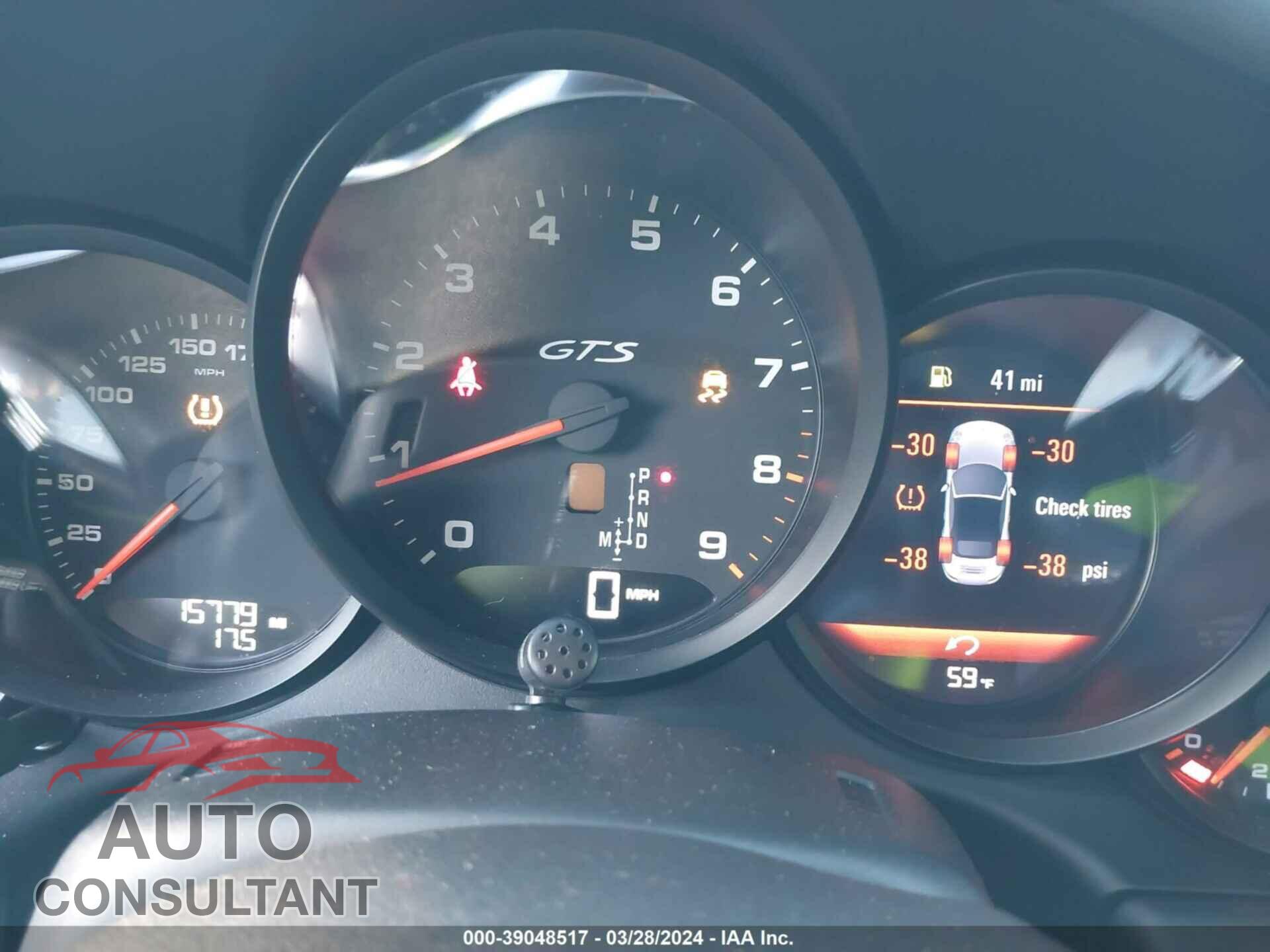 PORSCHE 911 2016 - WP0CB2A90GS154366