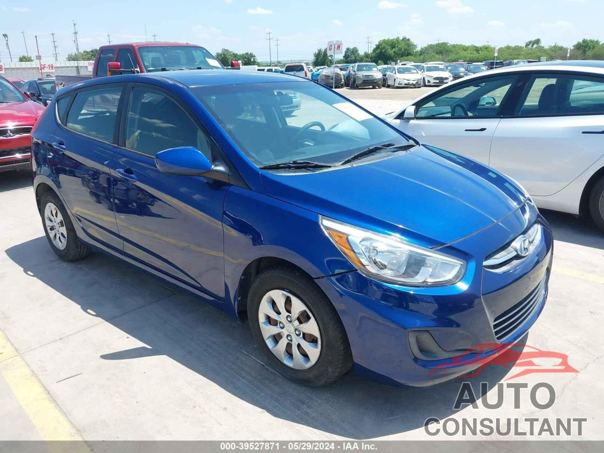 HYUNDAI ACCENT 2016 - KMHCT5AE8GU260303