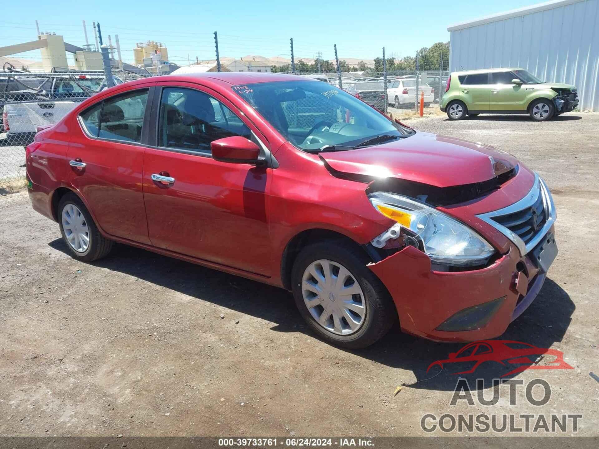 NISSAN VERSA 2019 - 3N1CN7AP1KL850506