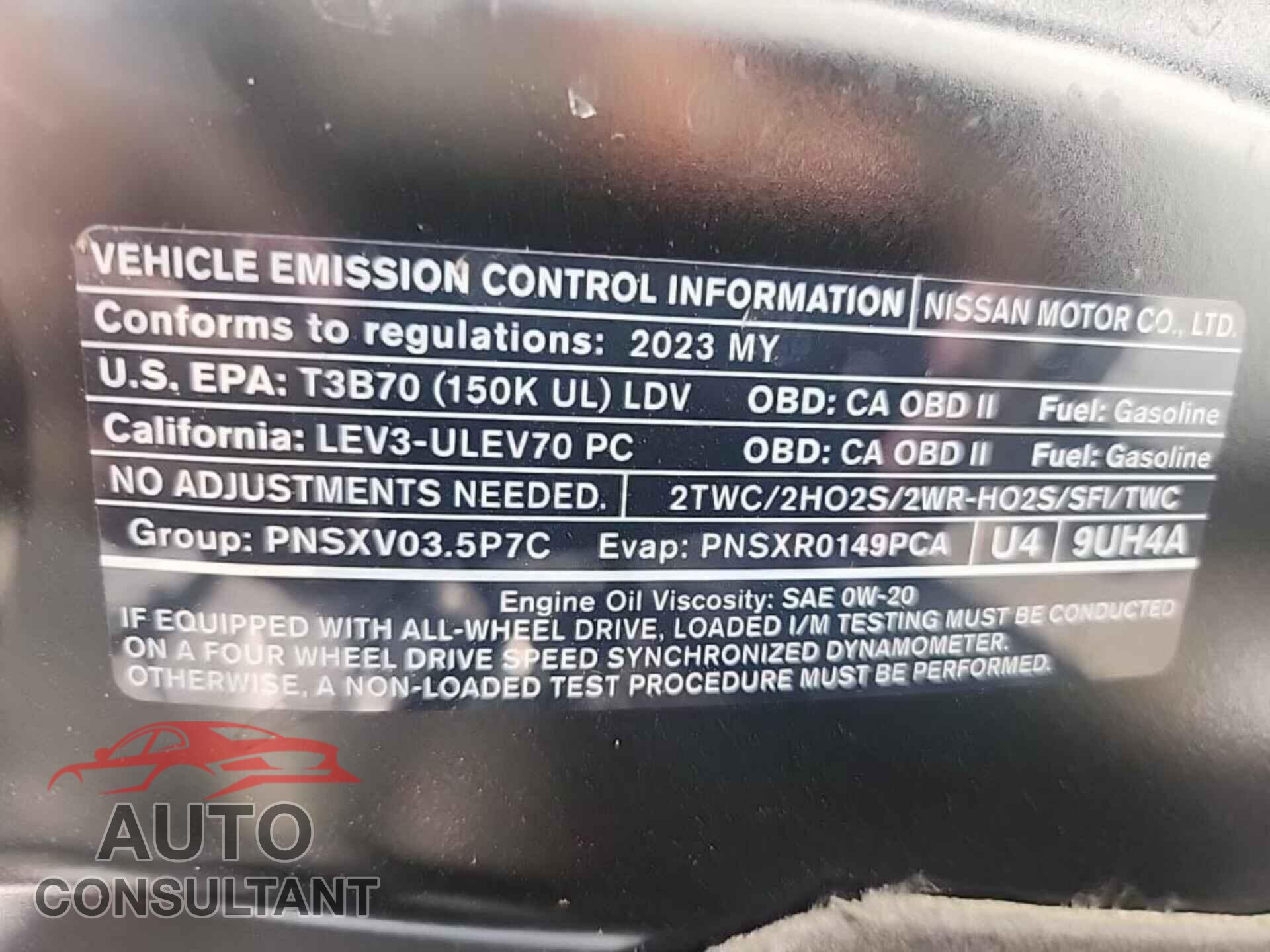 NISSAN MURANO 2023 - 5N1AZ2BS8PC124607