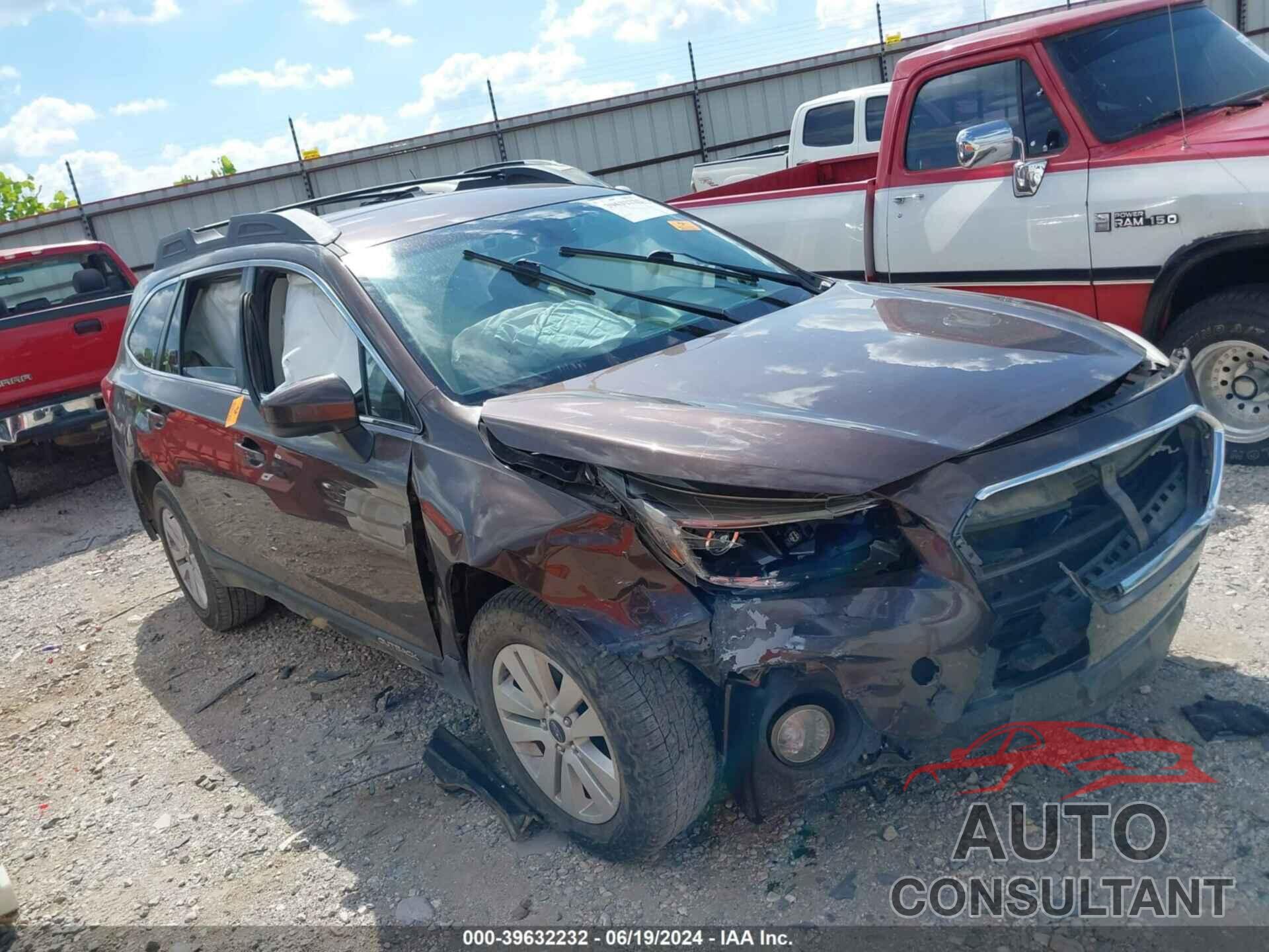 SUBARU OUTBACK 2019 - 4S4BSAFC0K3320426
