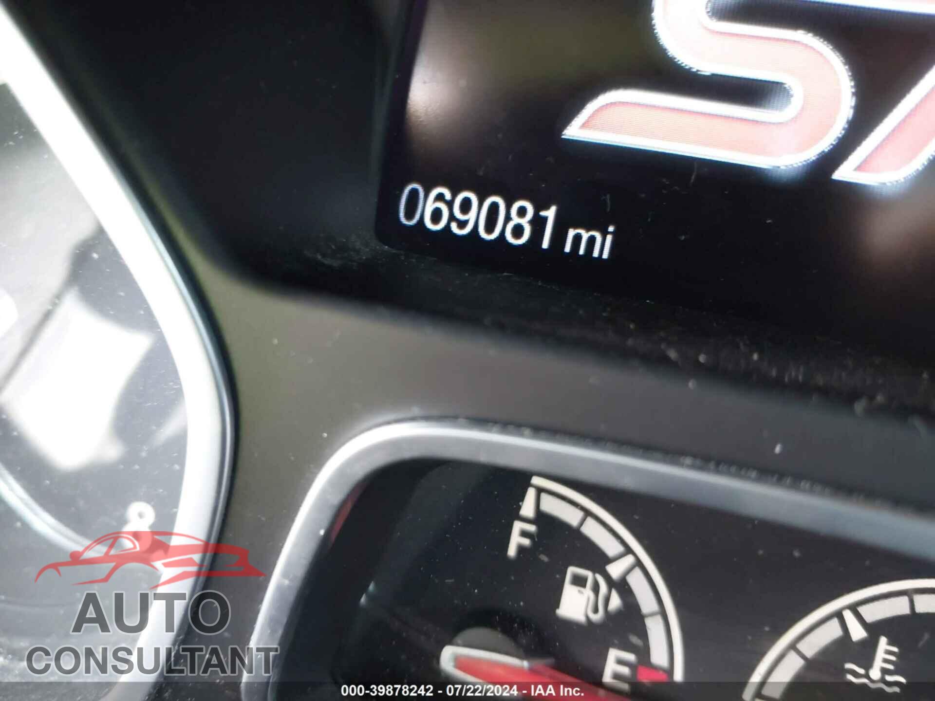 FORD FOCUS ST 2016 - 1FADP3L99GL233981