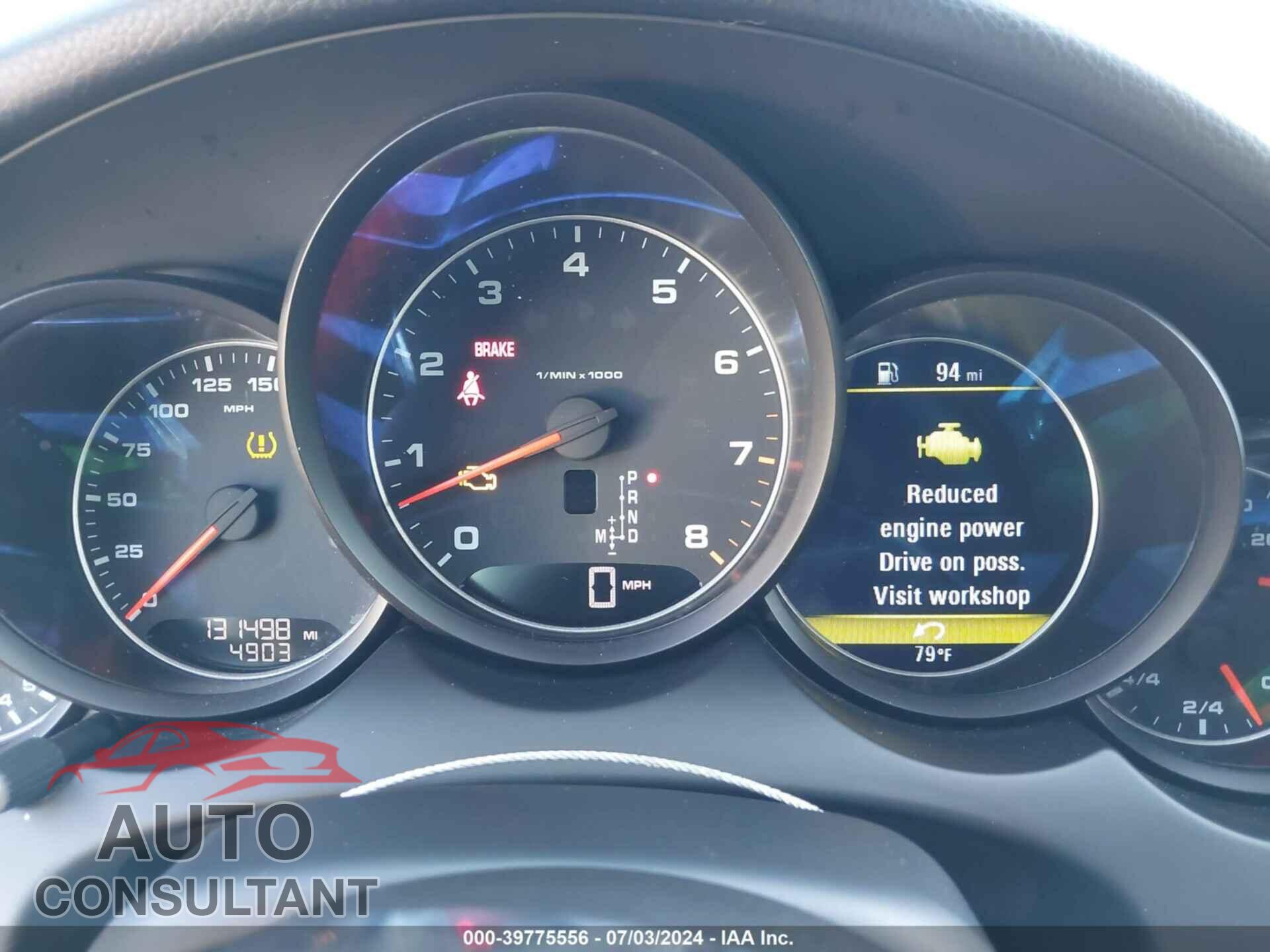 PORSCHE CAYENNE 2016 - WP1AA2A23GLA03723