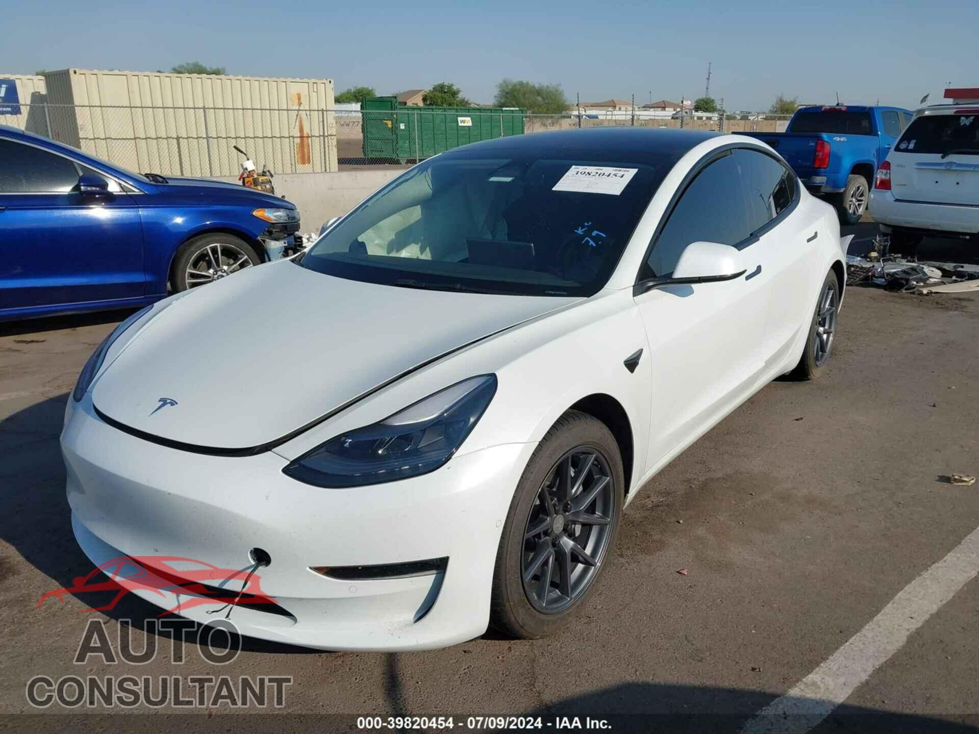 TESLA MODEL 3 2022 - 5YJ3E1EB7NF170203