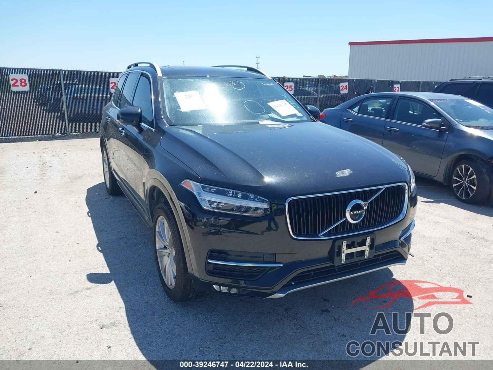 VOLVO XC90 2016 - YV4A22PK3G1086021