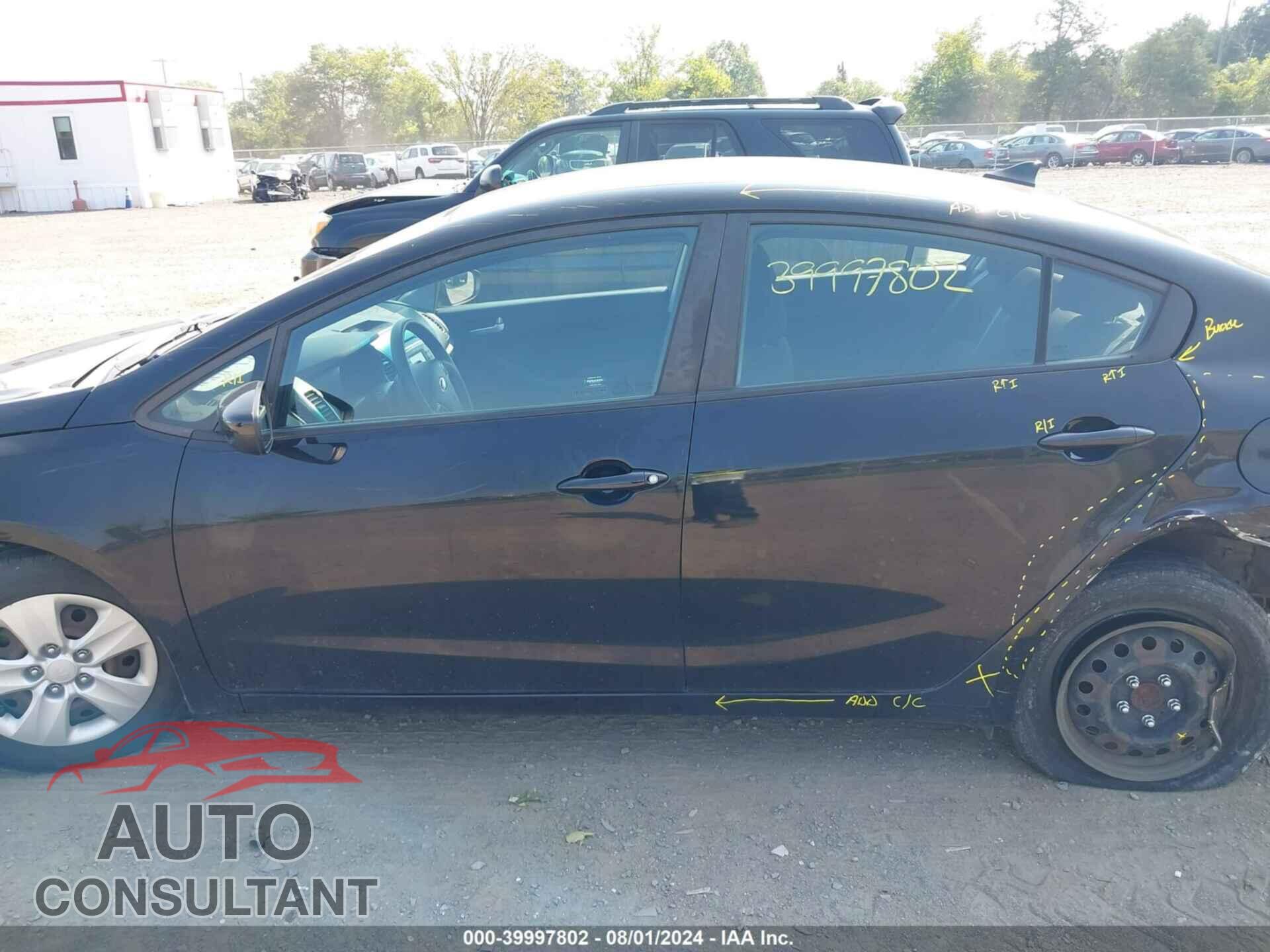 KIA FORTE 2017 - 3KPFK4A78HE091383