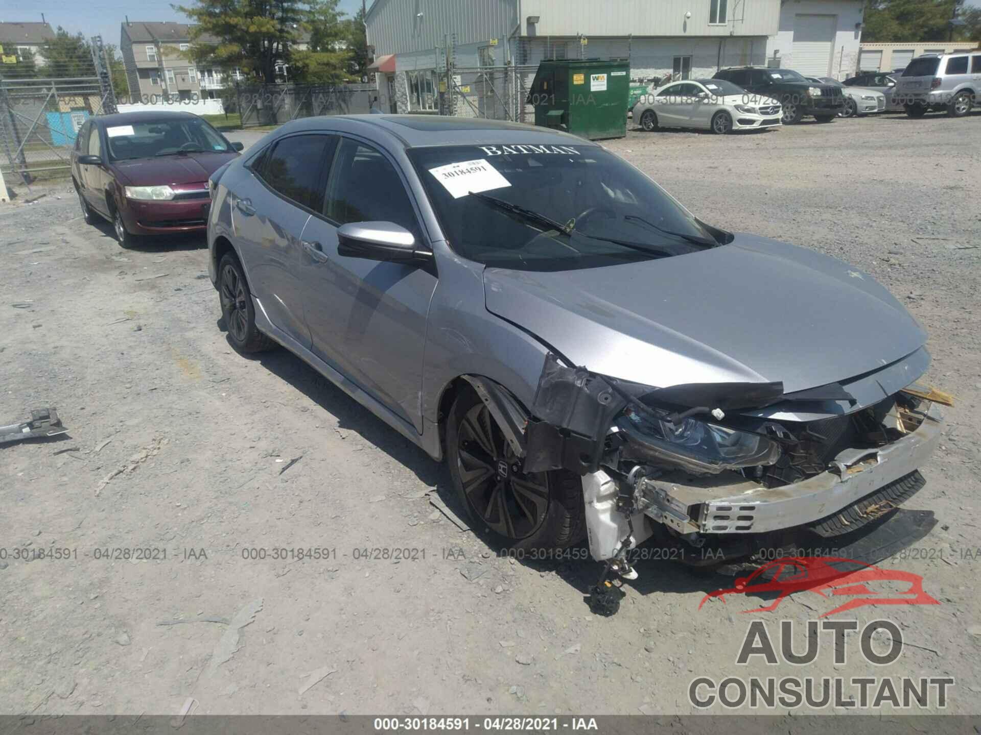 HONDA CIVIC HATCHBACK 2017 - SHHFK7H88HU416381
