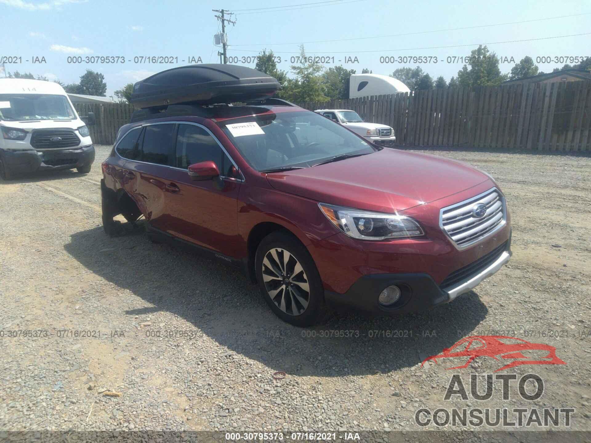 SUBARU OUTBACK 2017 - 4S4BSANCXH3210932