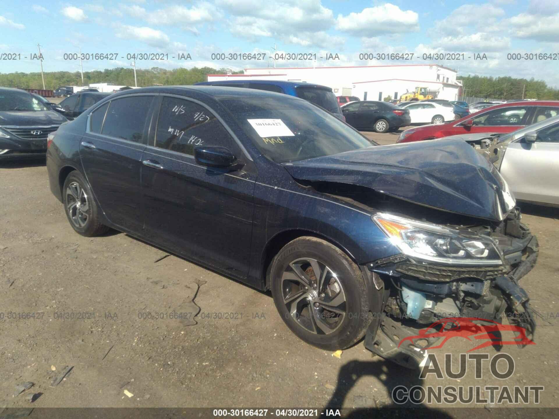 HONDA ACCORD SEDAN 2016 - 1HGCR2F30GA085170