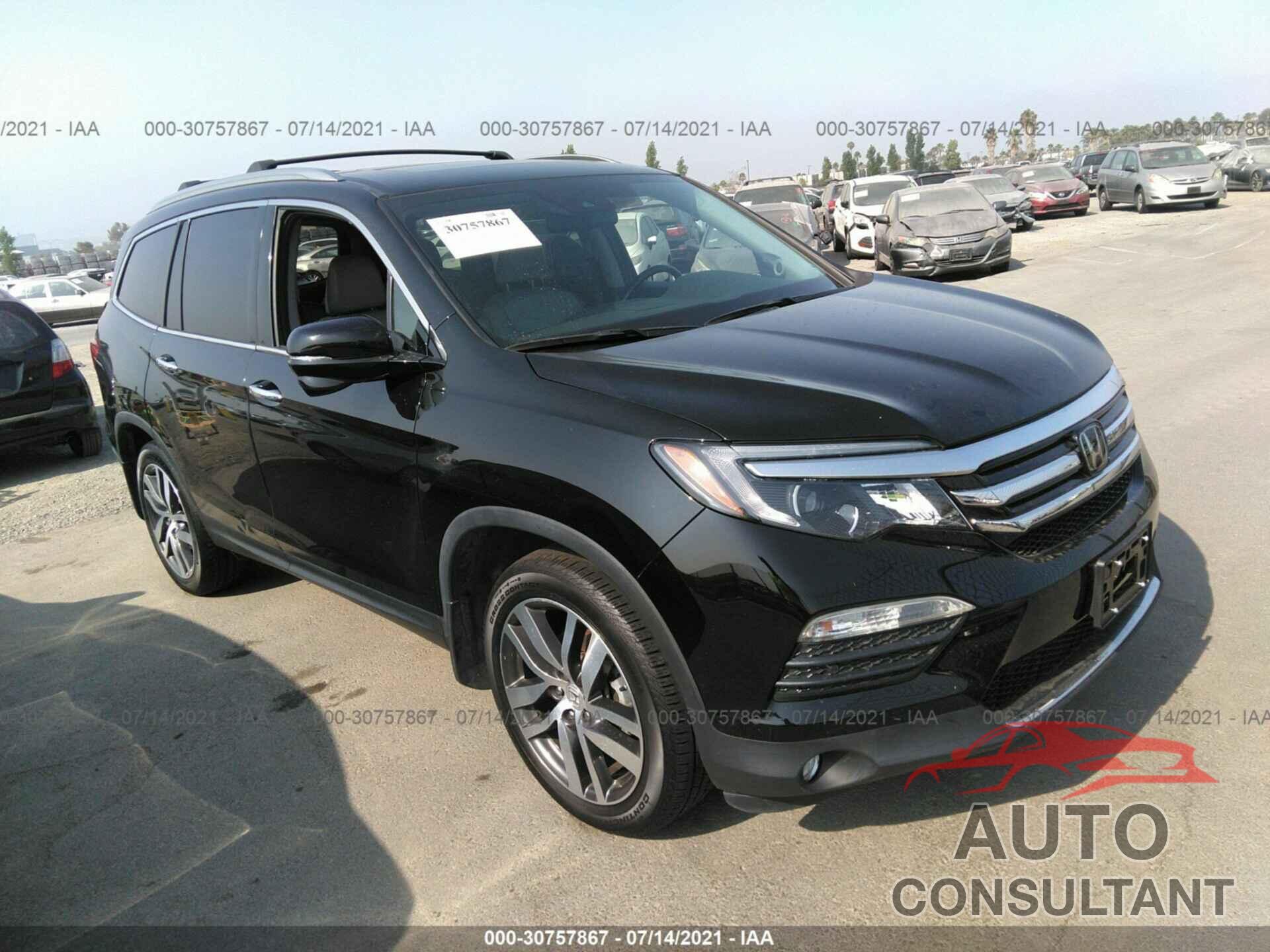 HONDA PILOT 2016 - 5FNYF6H96GB060674