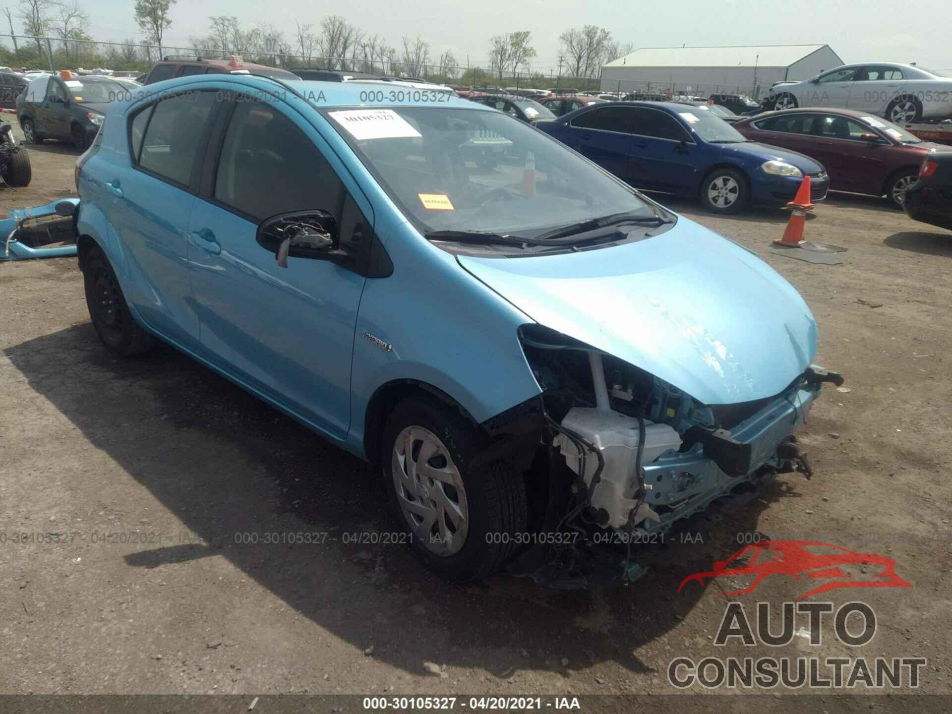 TOYOTA PRIUS C 2016 - JTDKDTB30G1128717