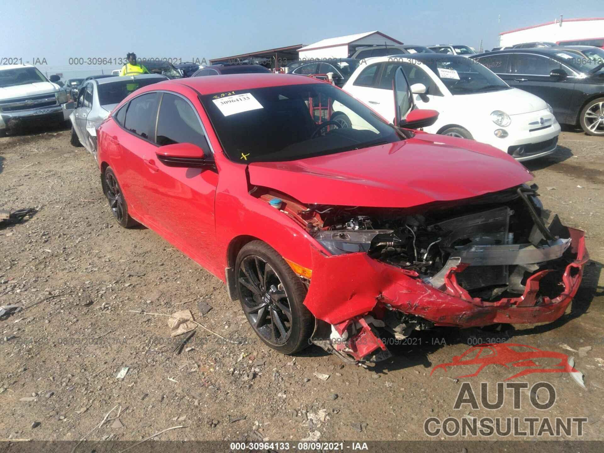 HONDA CIVIC SEDAN 2019 - 2HGFC2F83KH531185