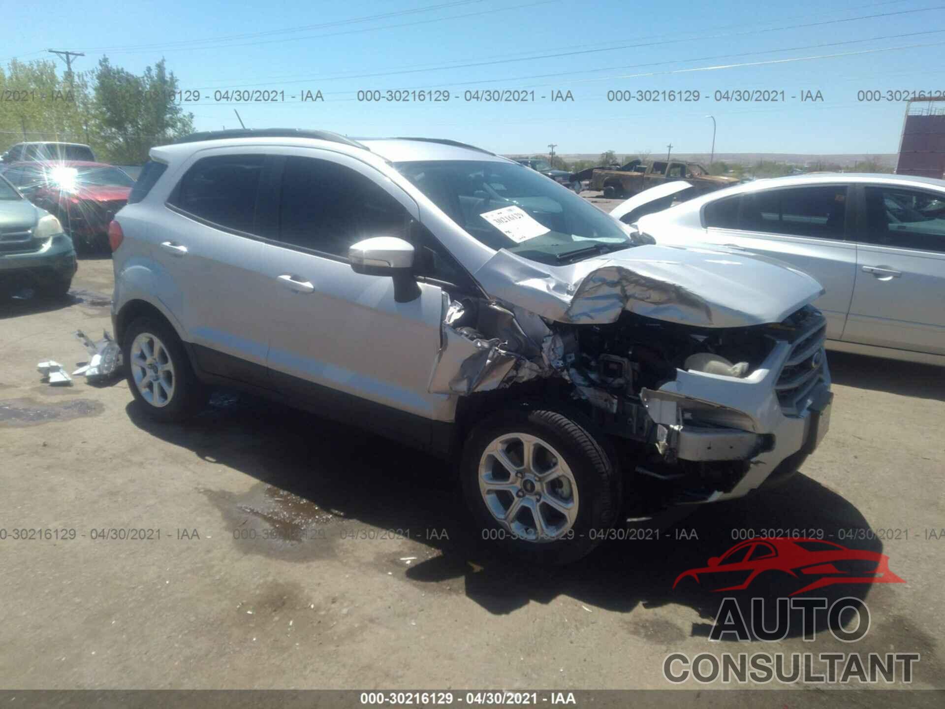 FORD ECOSPORT 2019 - MAJ3S2GE3KC261585