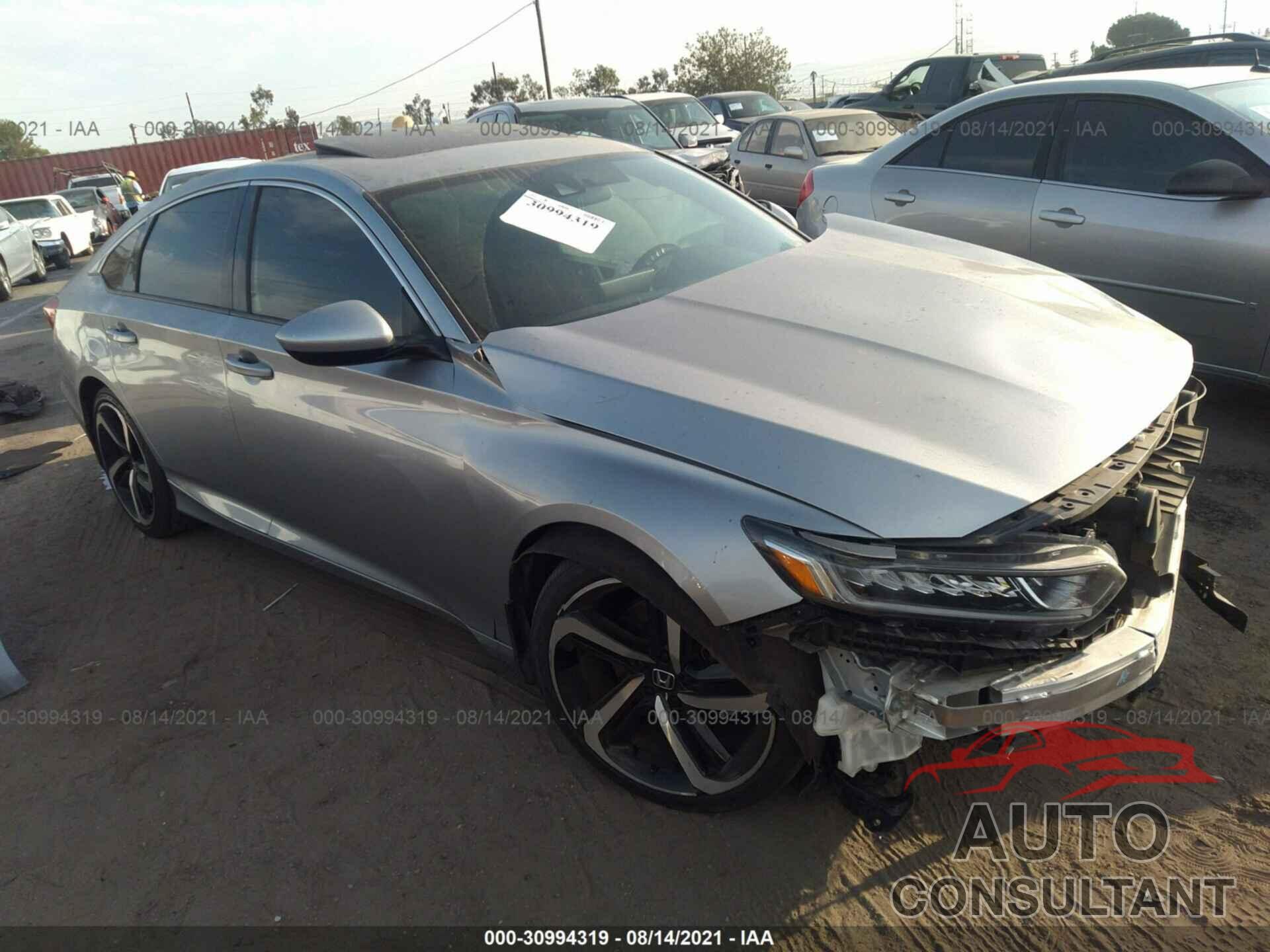 HONDA ACCORD SEDAN 2018 - 1HGCV2F39JA054583