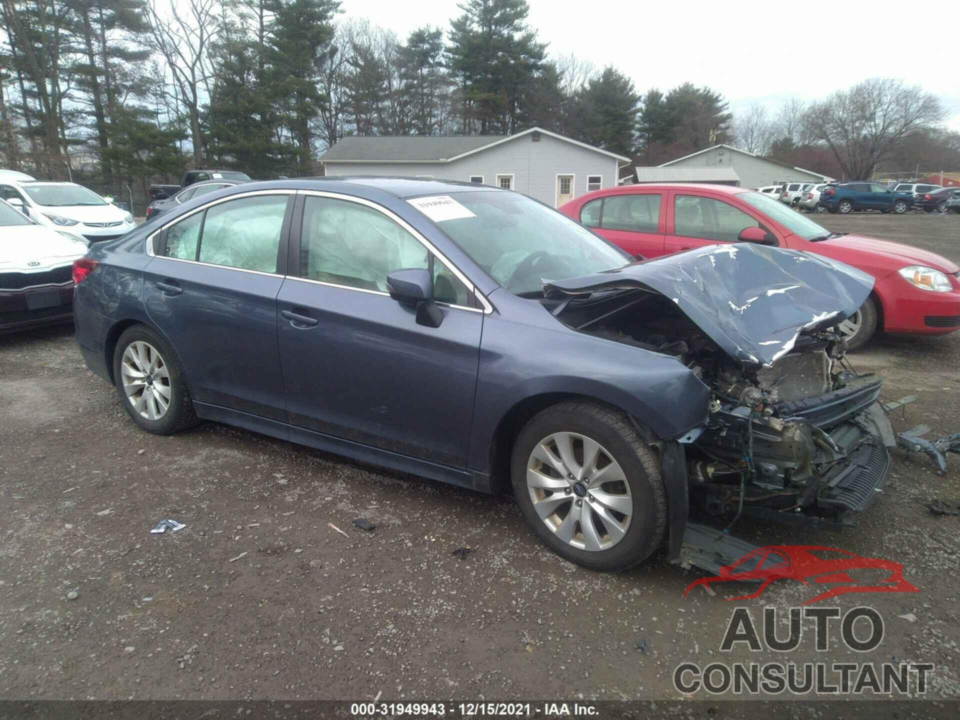 SUBARU LEGACY 2016 - 4S3BNBF60G3037494