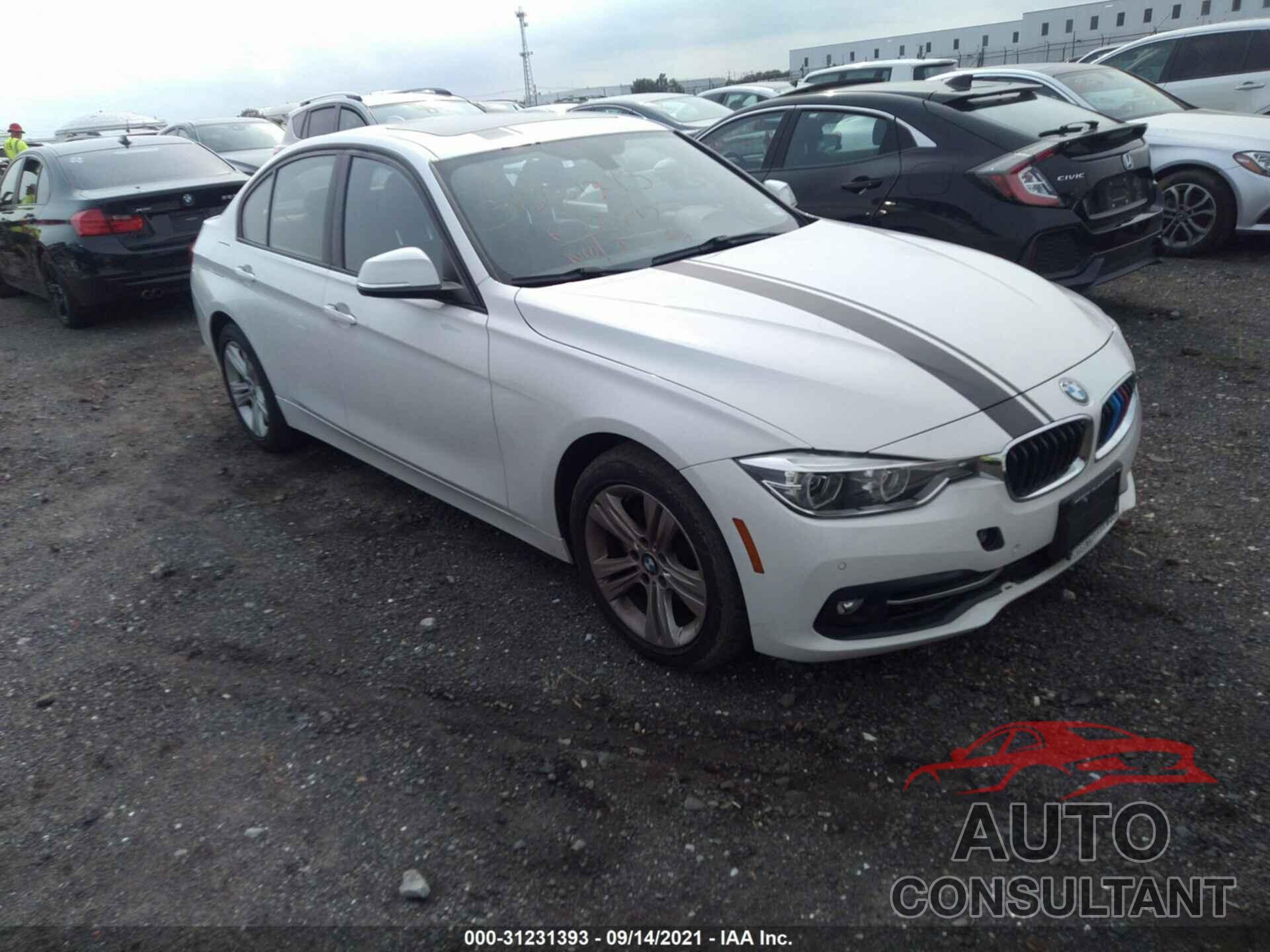 BMW 3 SERIES 2016 - WBA8E3C50GK504346