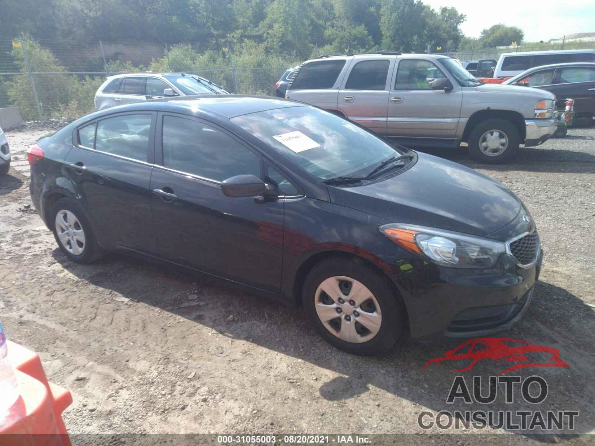 KIA FORTE 2016 - KNAFK4A67G5500150
