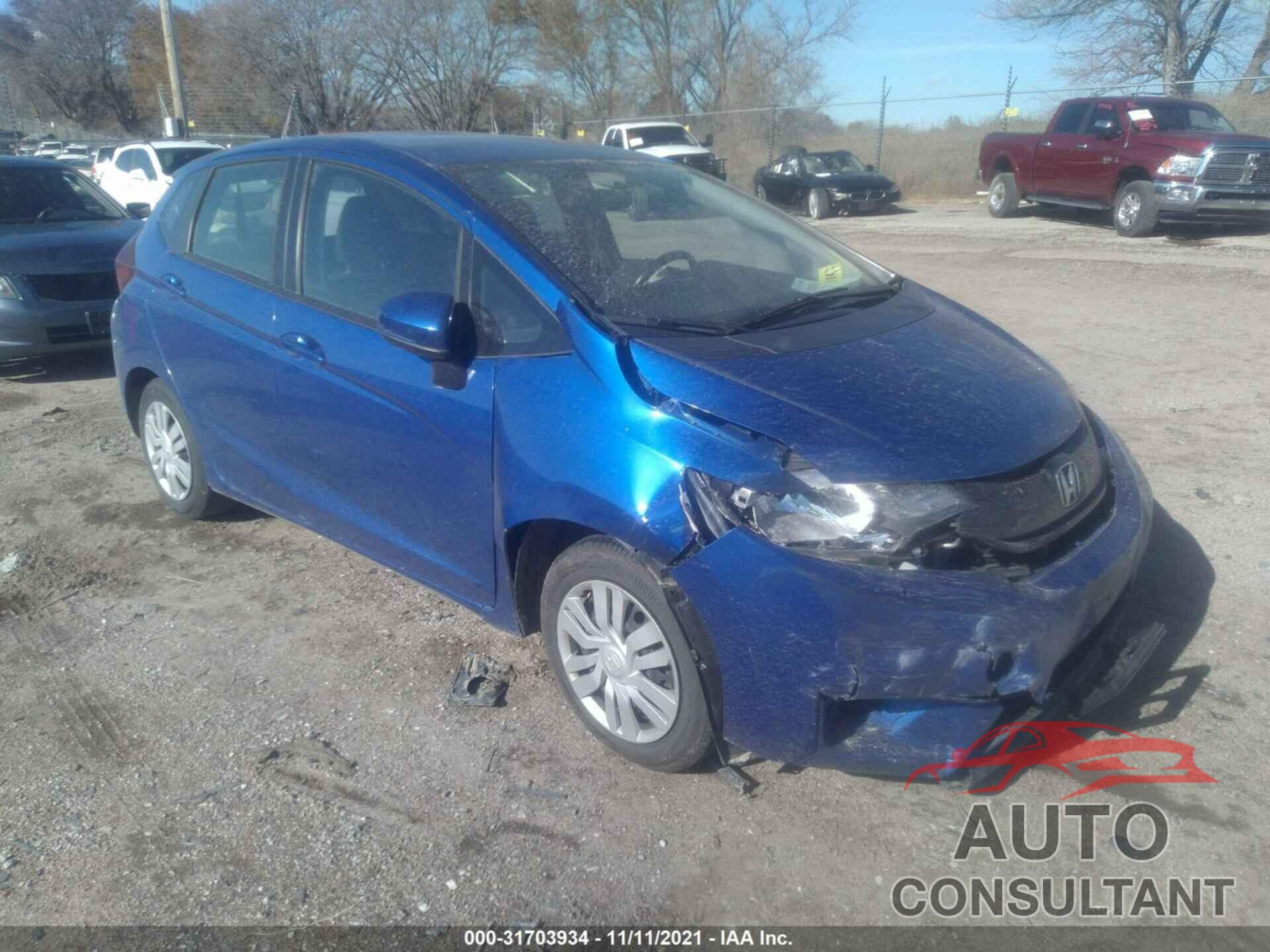 HONDA FIT 2016 - JHMGK5H59GX009933