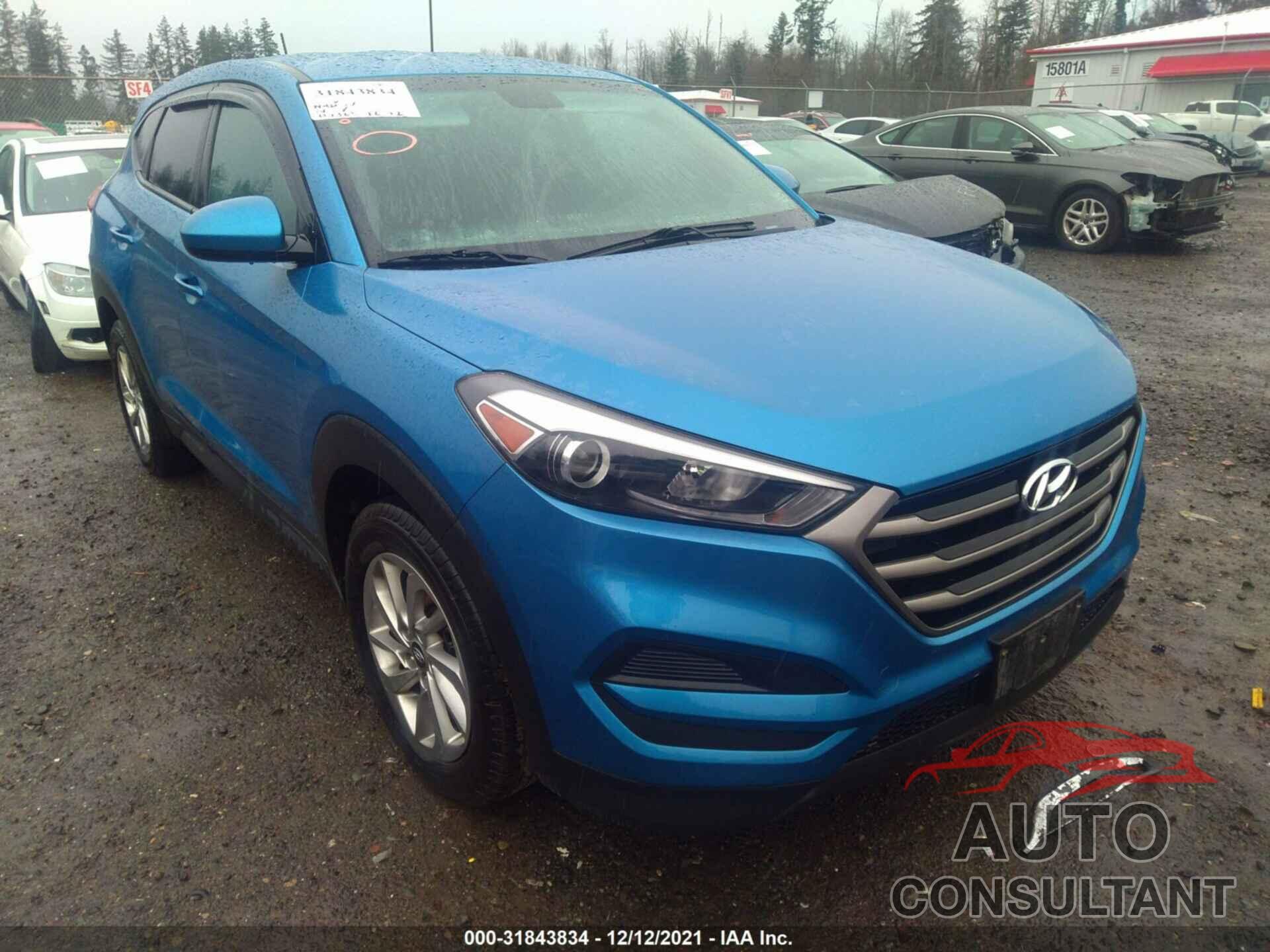 HYUNDAI TUCSON 2016 - KM8J23A48GU034364