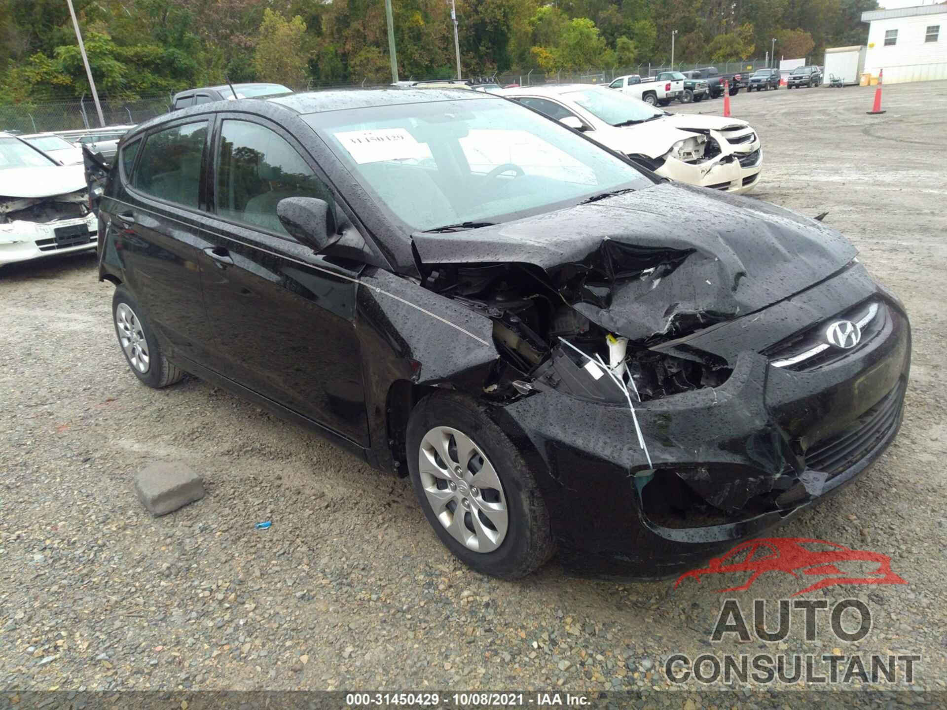 HYUNDAI ACCENT 2016 - KMHCT5AE5GU257603