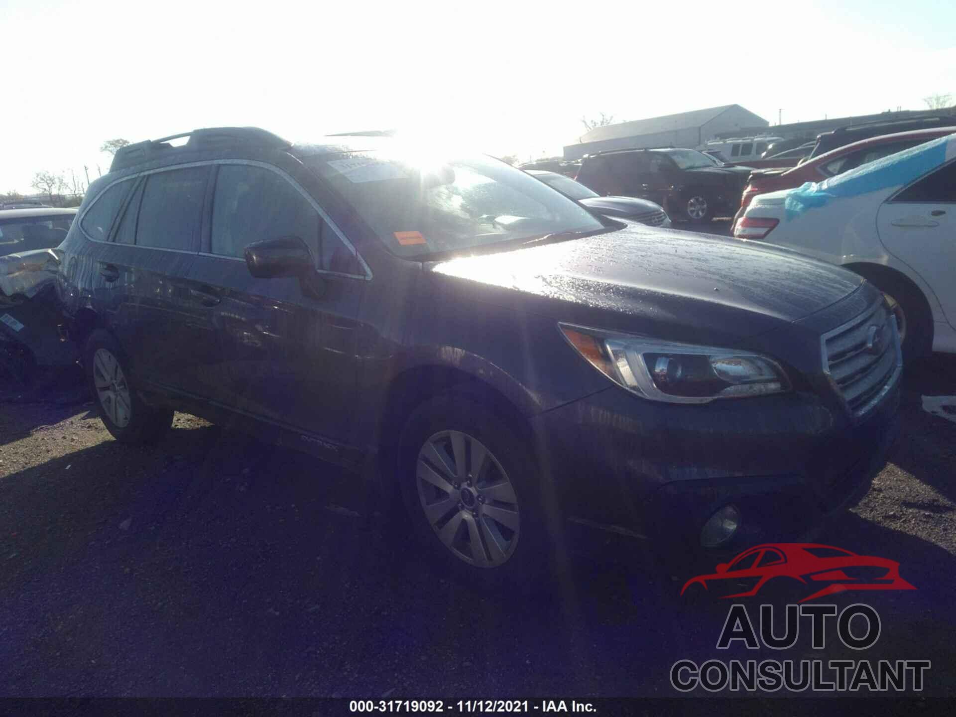 SUBARU OUTBACK 2016 - 4S4BSBCC7G3223774
