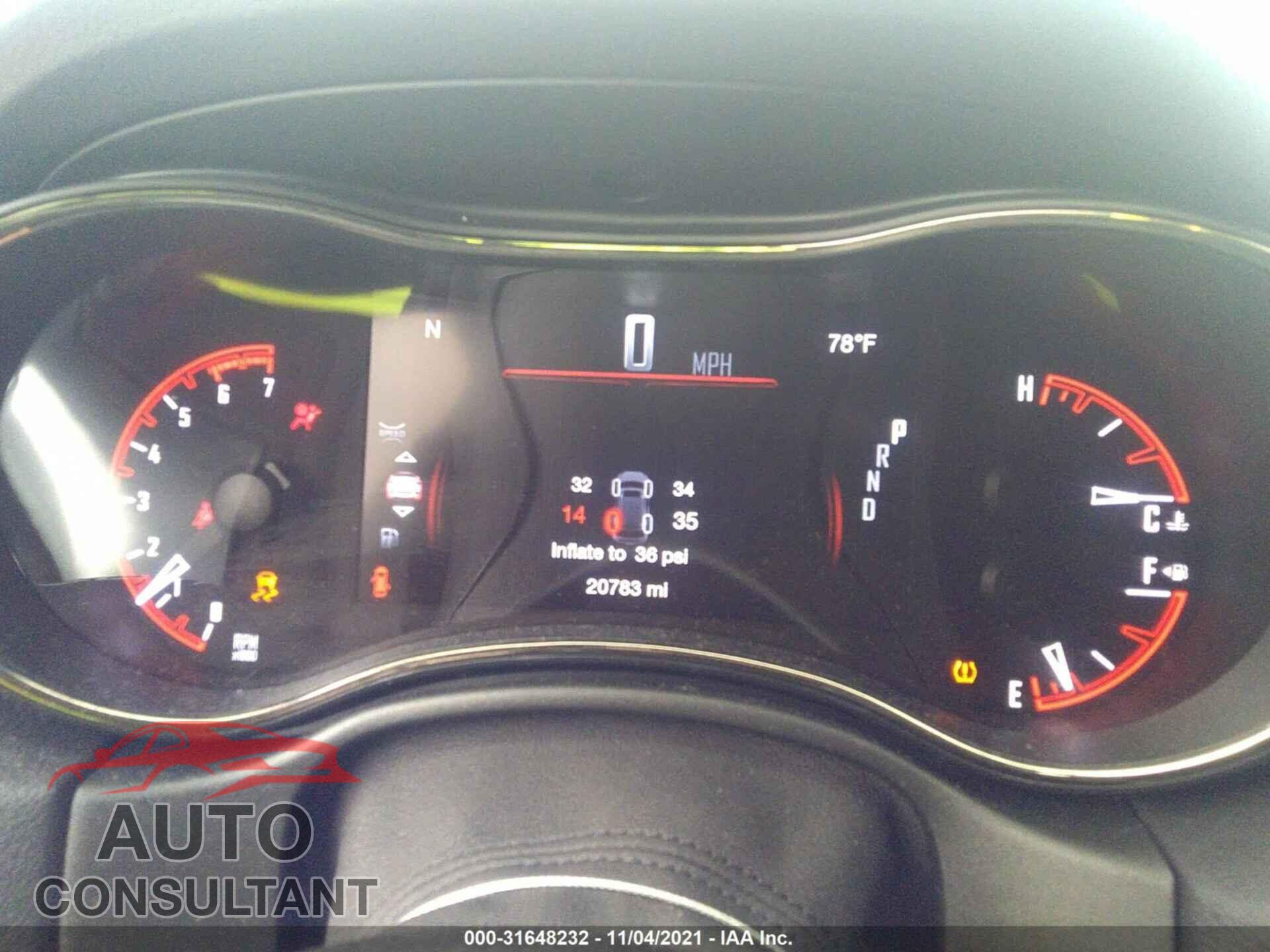 DODGE DURANGO 2020 - 1C4SDHCT9LC410333
