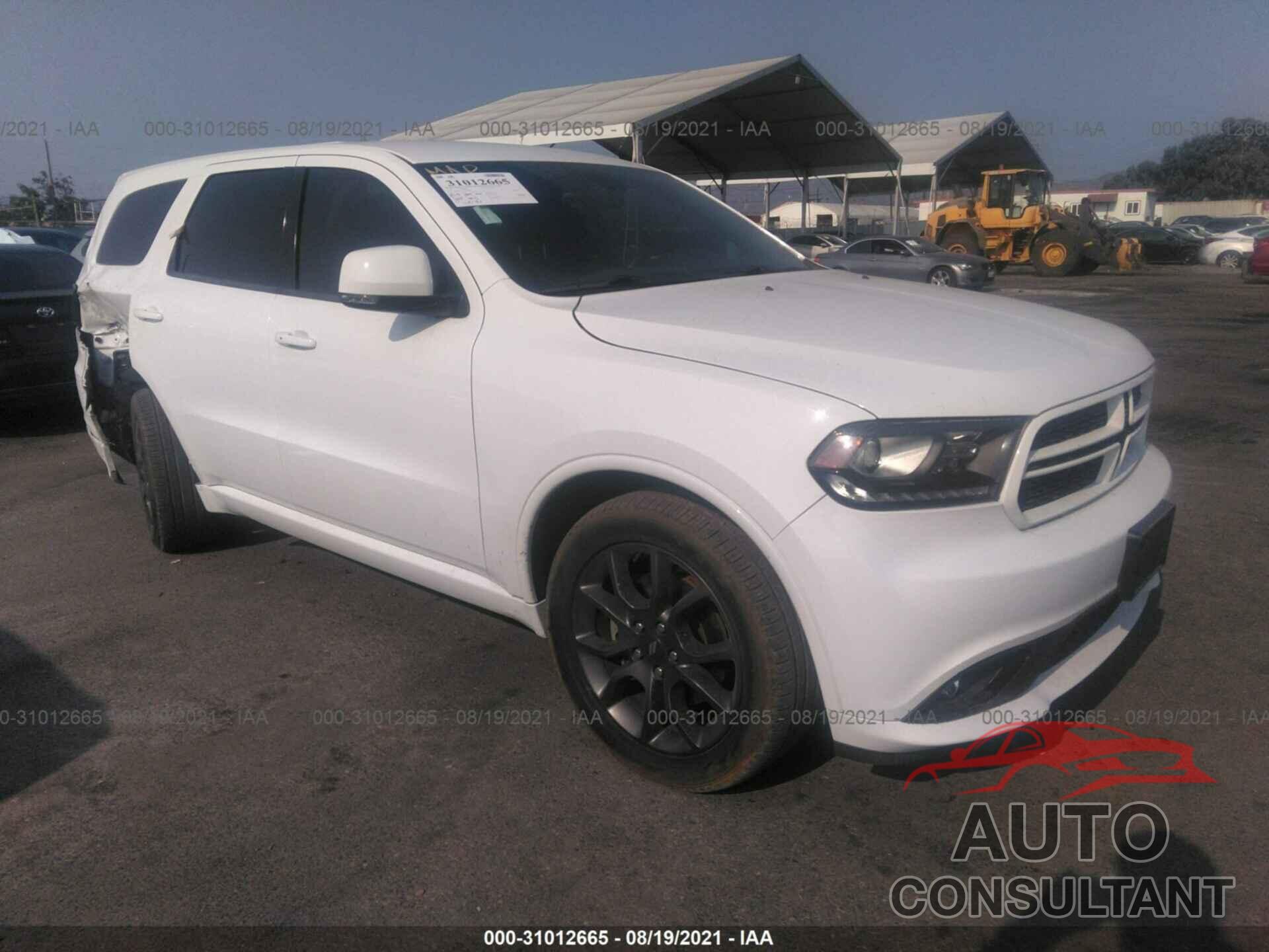 DODGE DURANGO 2017 - 1C4SDHCT8HC686669