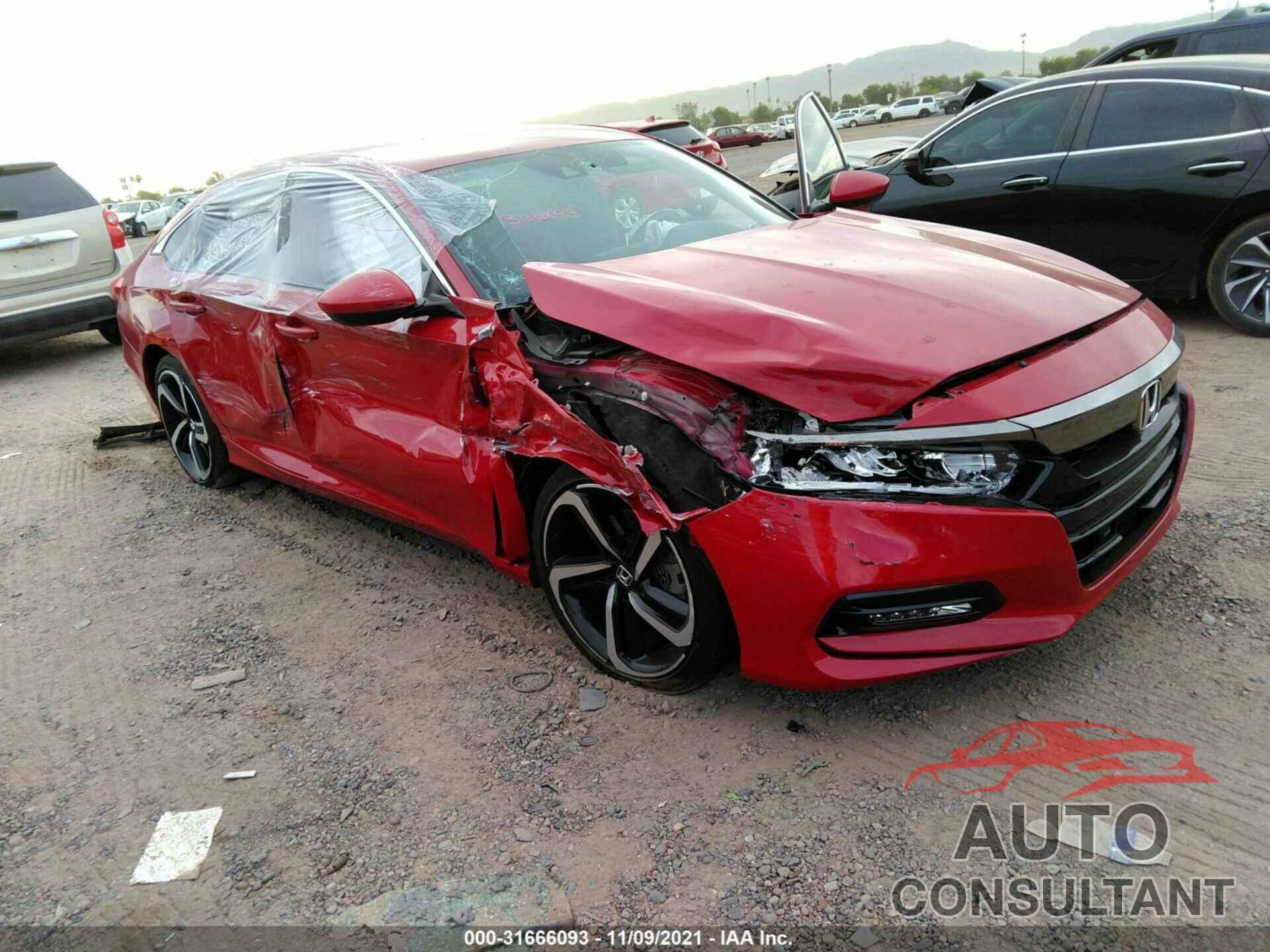 HONDA ACCORD SEDAN 2019 - 1HGCV1F34KA145160
