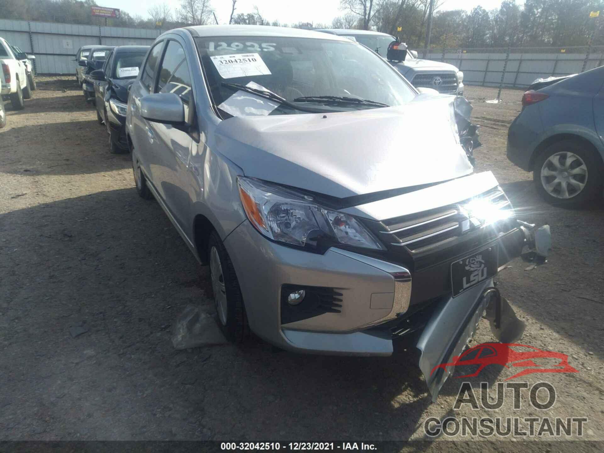 MITSUBISHI MIRAGE 2021 - ML32AUHJ3MH013393