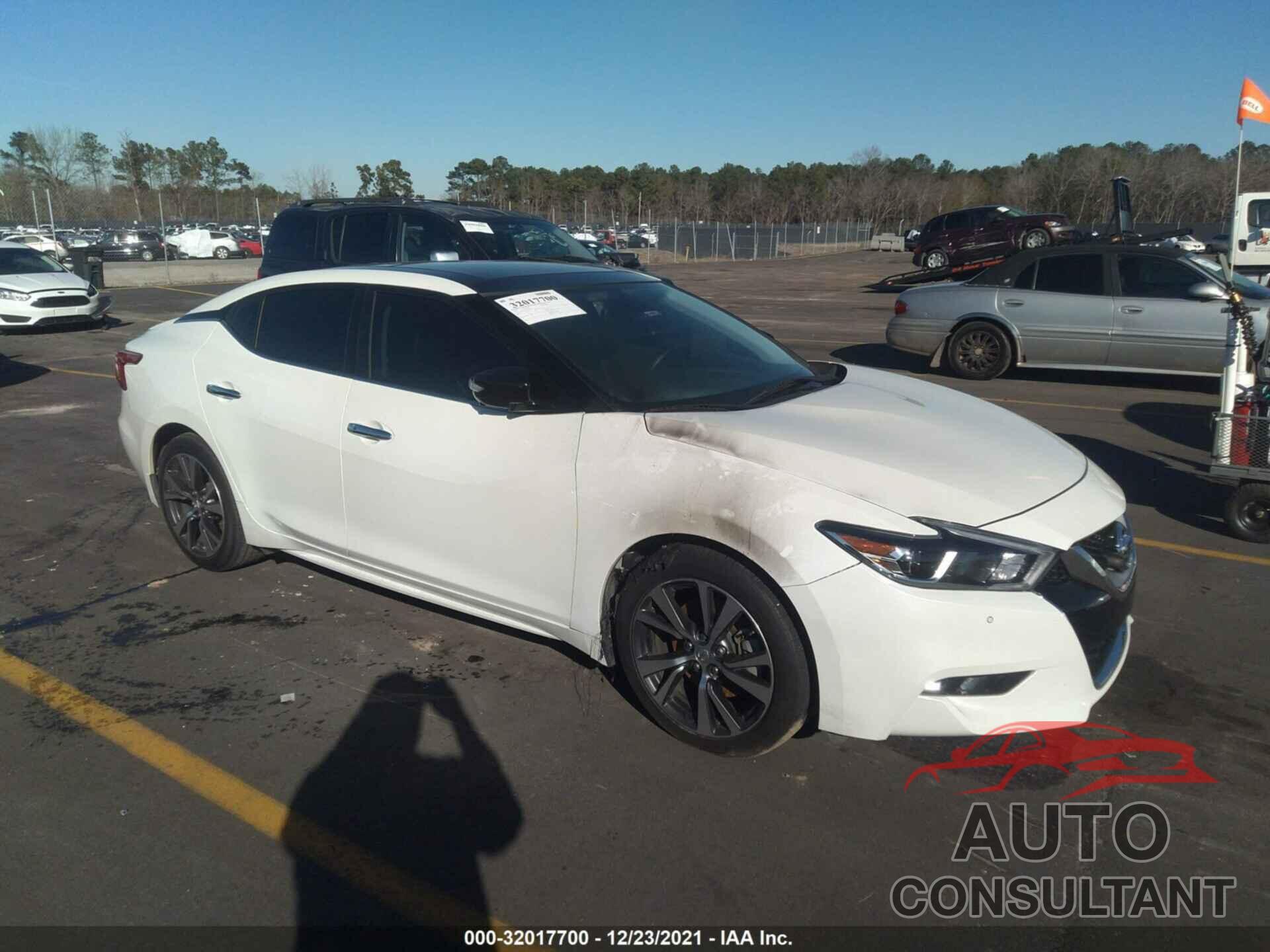 NISSAN MAXIMA 2017 - 1N4AA6AP9HC376972