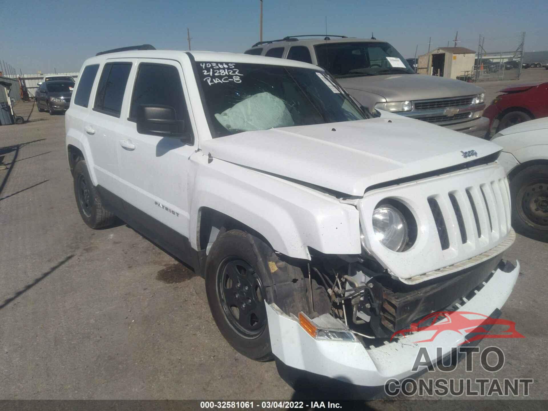 JEEP PATRIOT 2016 - 1C4NJPBA4GD702021