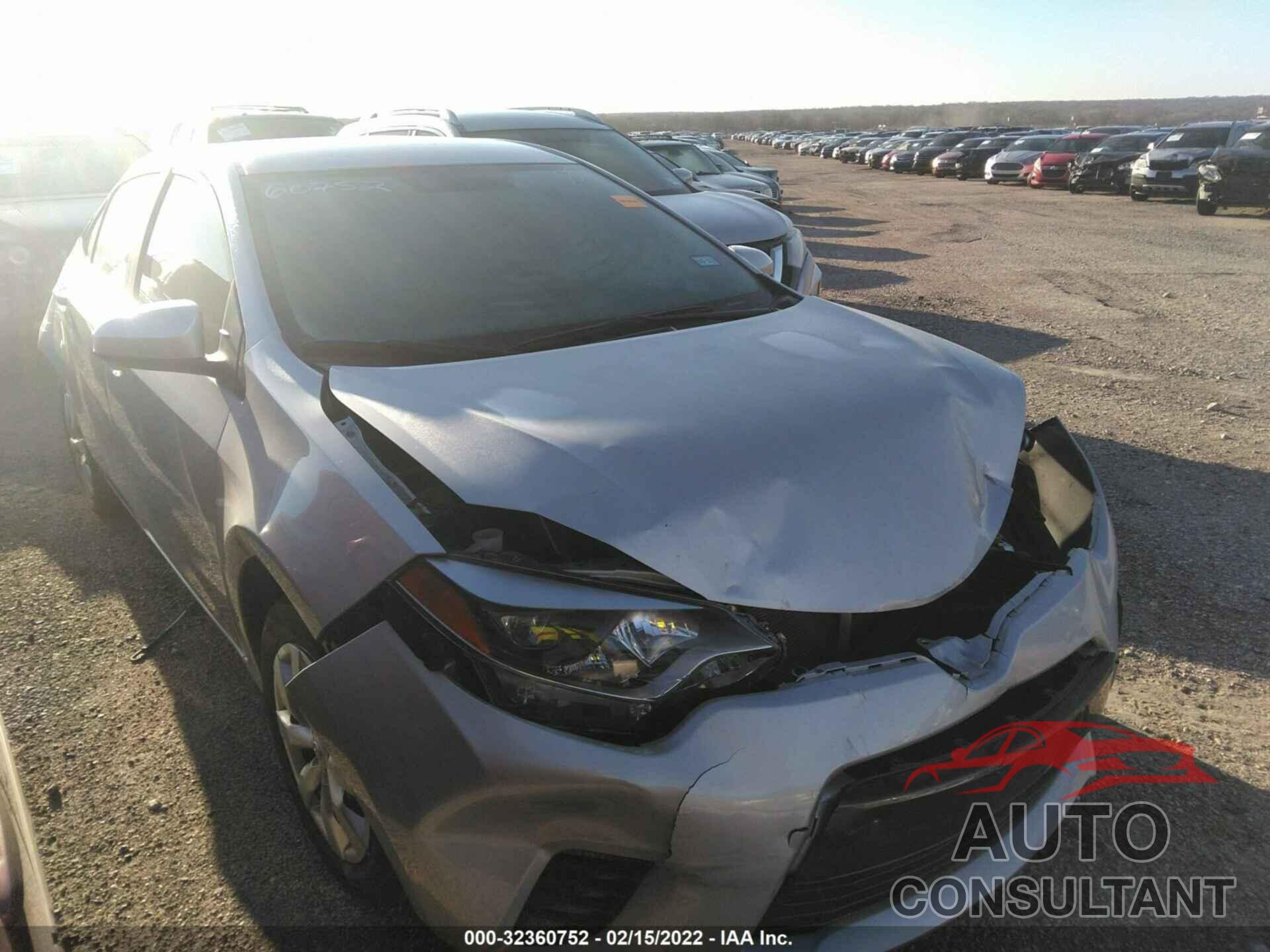 TOYOTA COROLLA 2016 - 2T1BURHE0GC590427