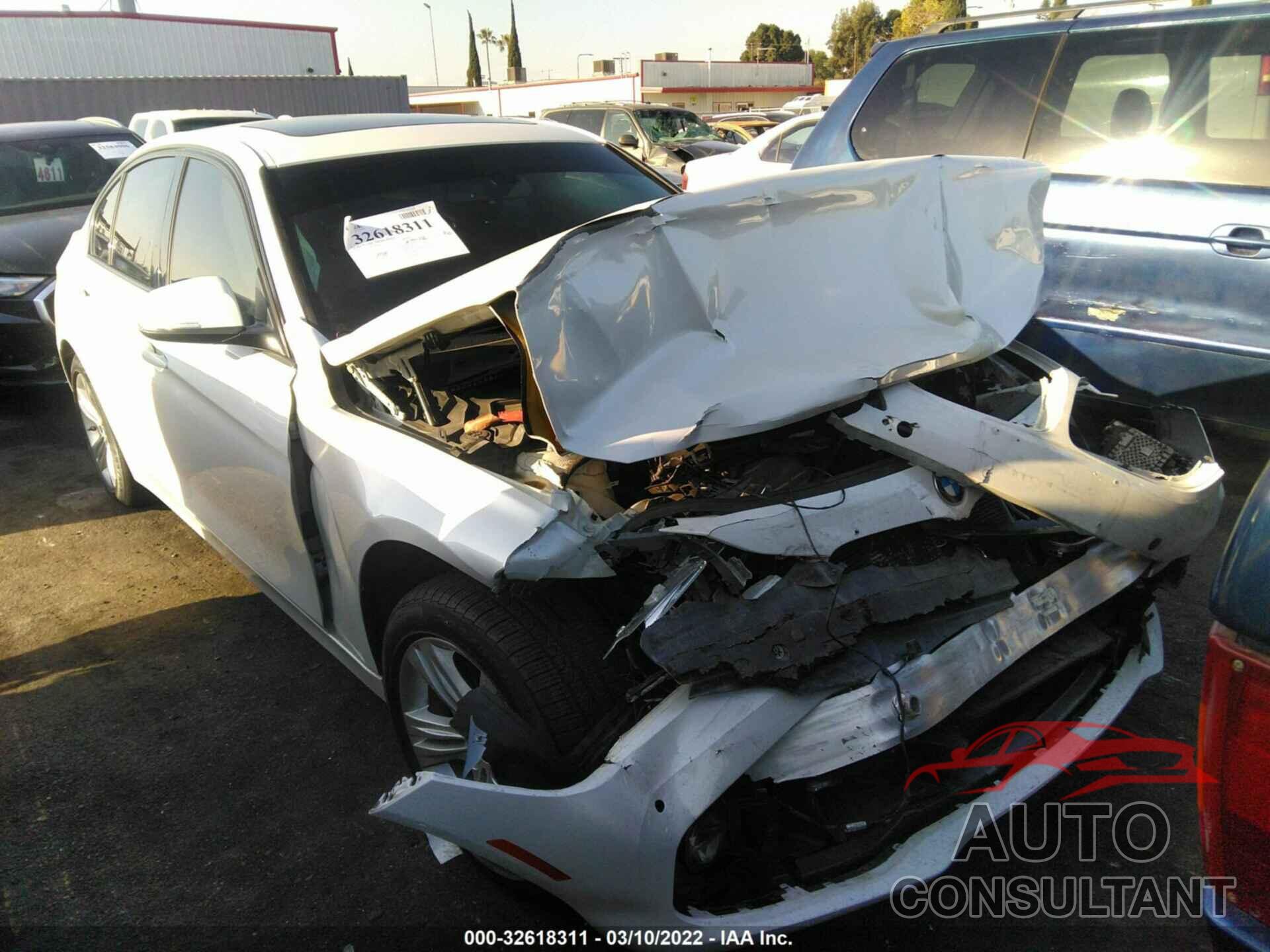 BMW 3 SERIES 2016 - WBA8E9G54GNT45777