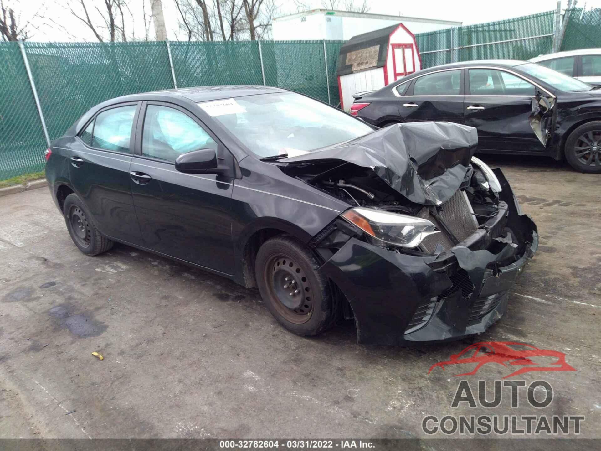 TOYOTA COROLLA 2016 - 2T1BURHE2GC587612