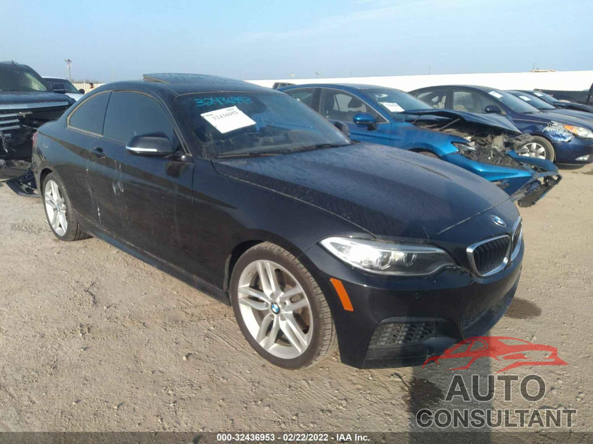 BMW 2 SERIES 2016 - WBA1F9C50GV545639