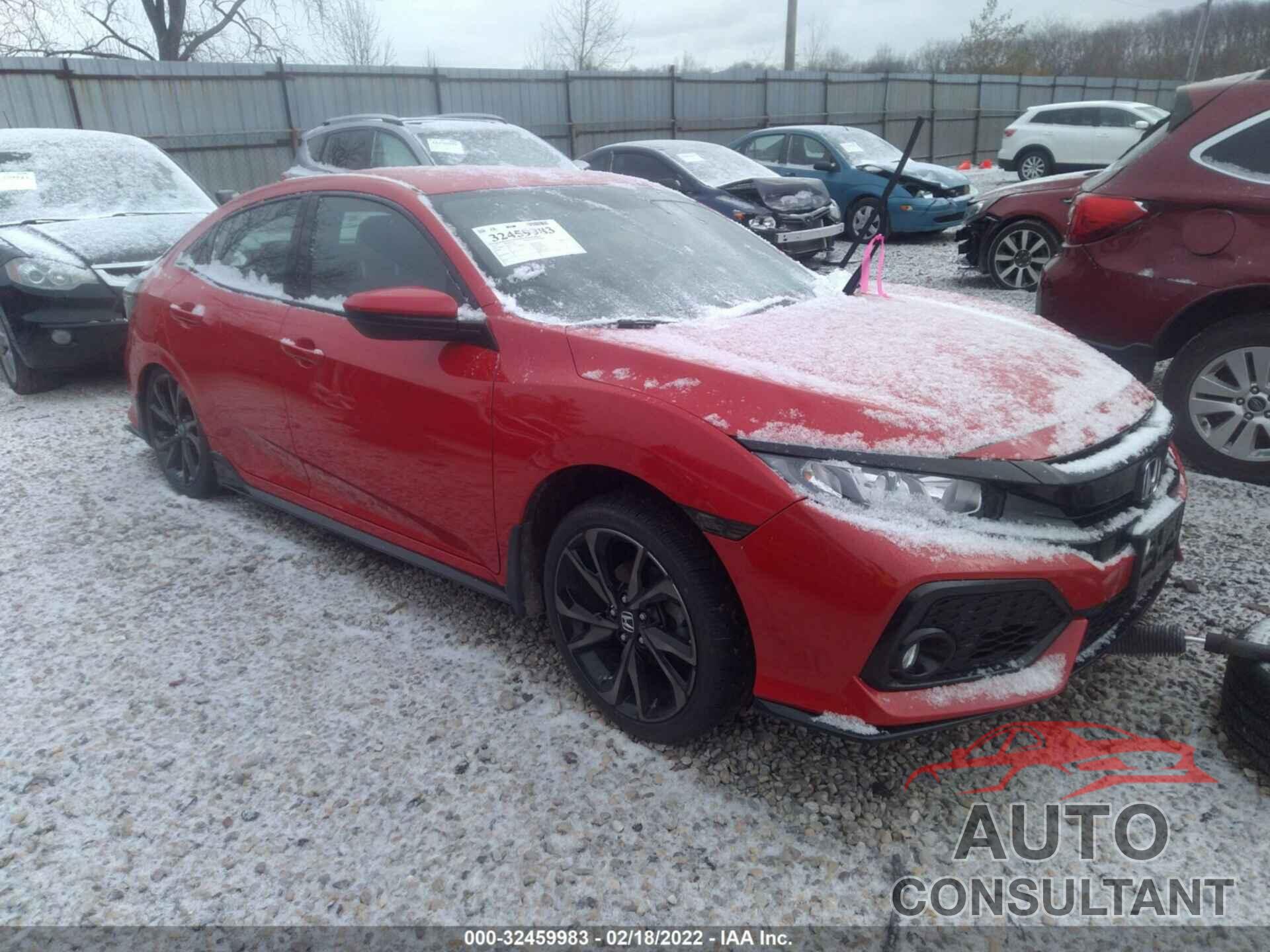HONDA CIVIC HATCHBACK 2019 - SHHFK7G45KU220615