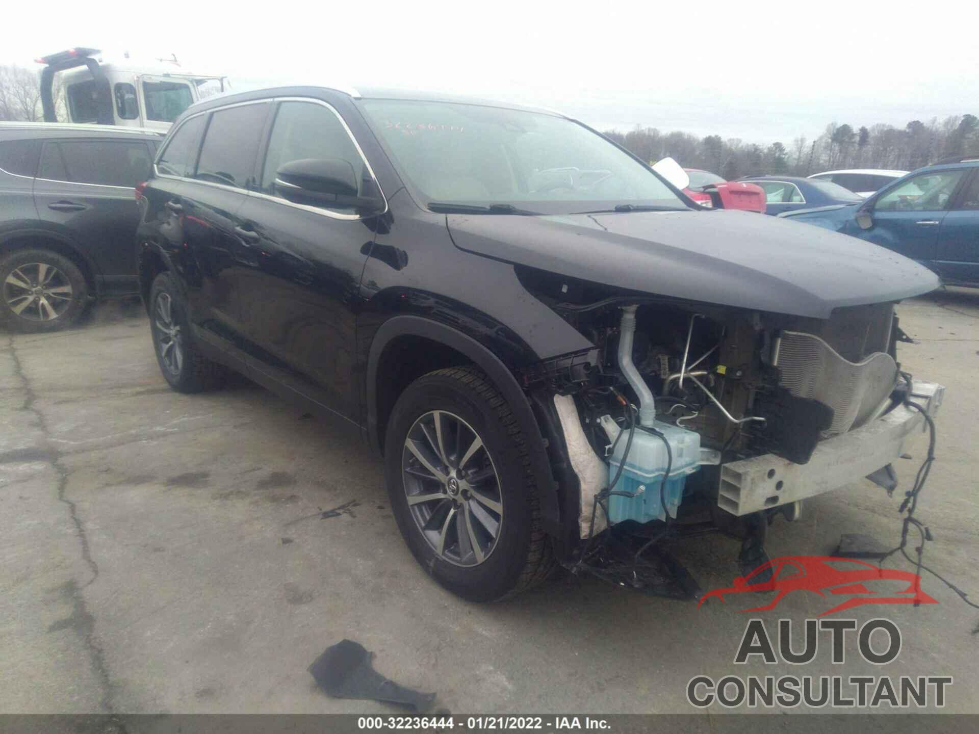 TOYOTA HIGHLANDER 2019 - 5TDKZRFH7KS560596
