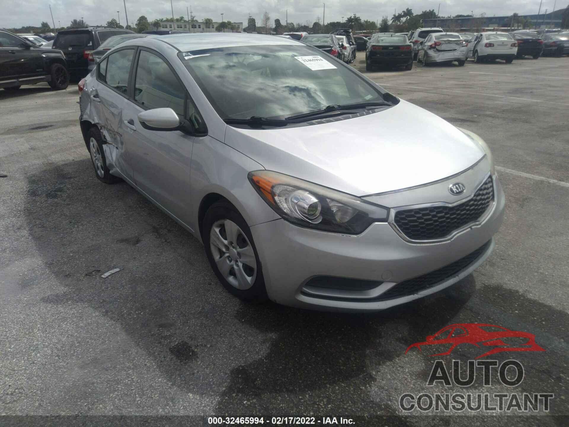 KIA FORTE 2016 - KNAFK4A66G5501645