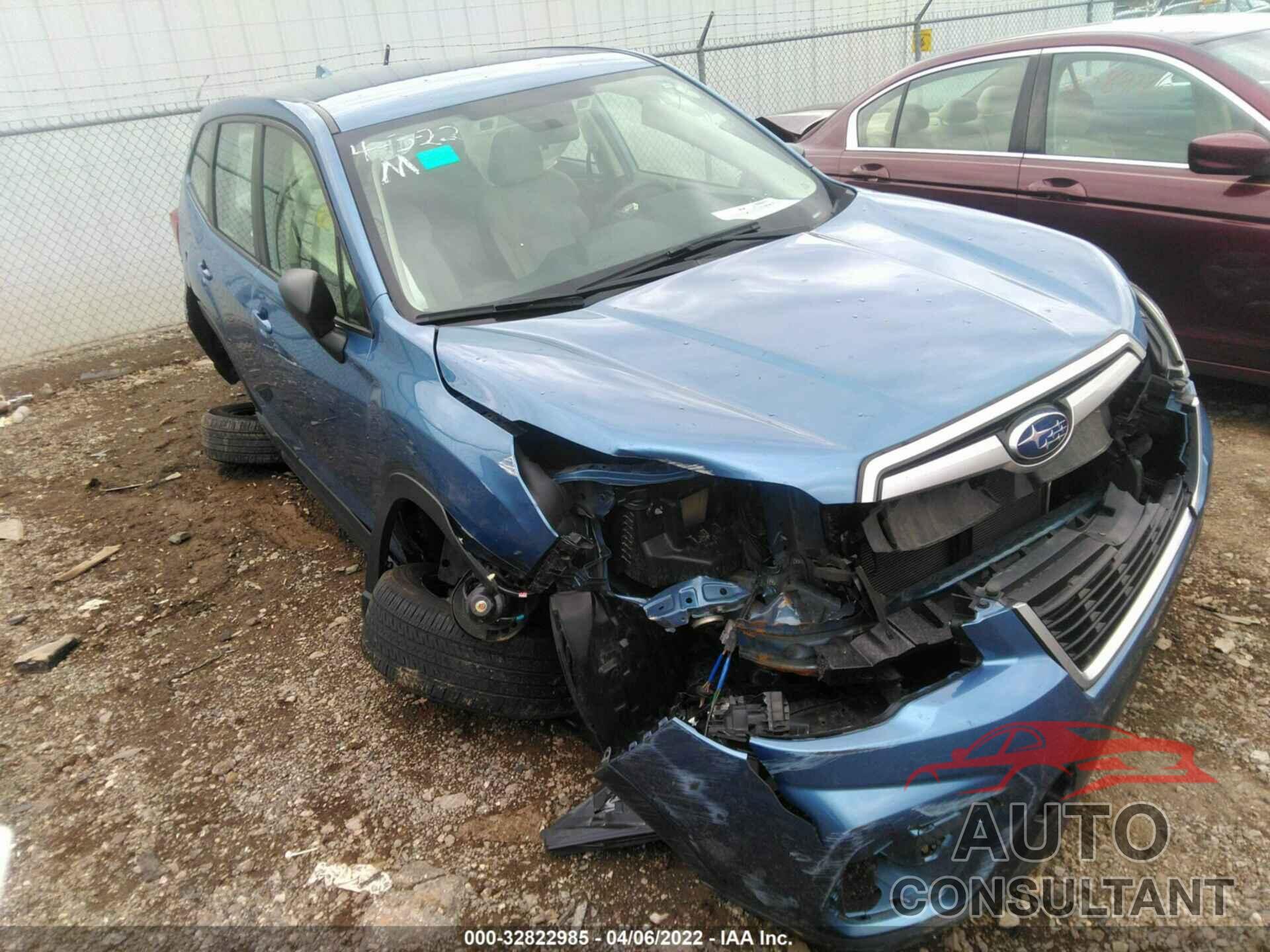SUBARU FORESTER 2019 - JF2SKAACXKH462704
