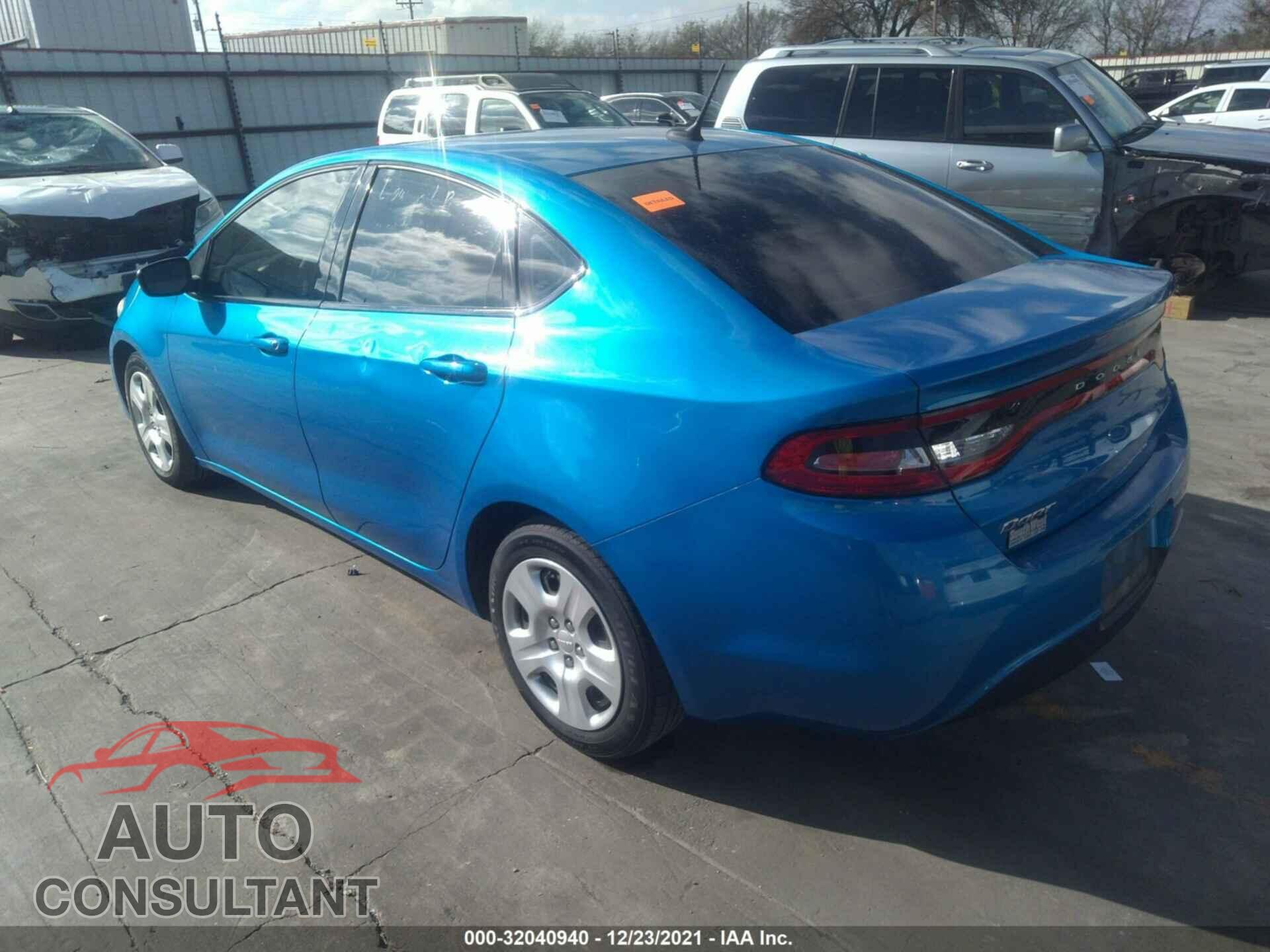 DODGE DART 2016 - 1C3CDFAA8GD679843