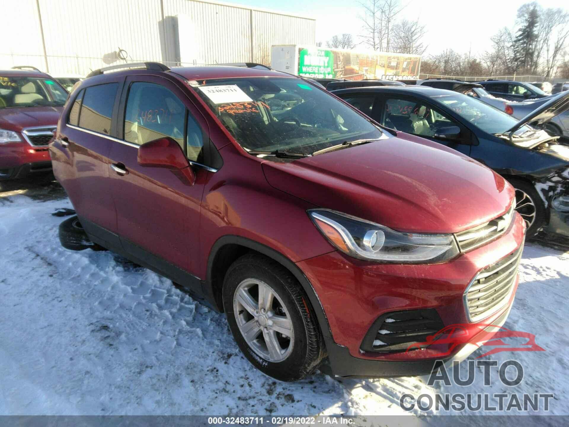 CHEVROLET TRAX 2018 - 3GNCJLSB3JL297187