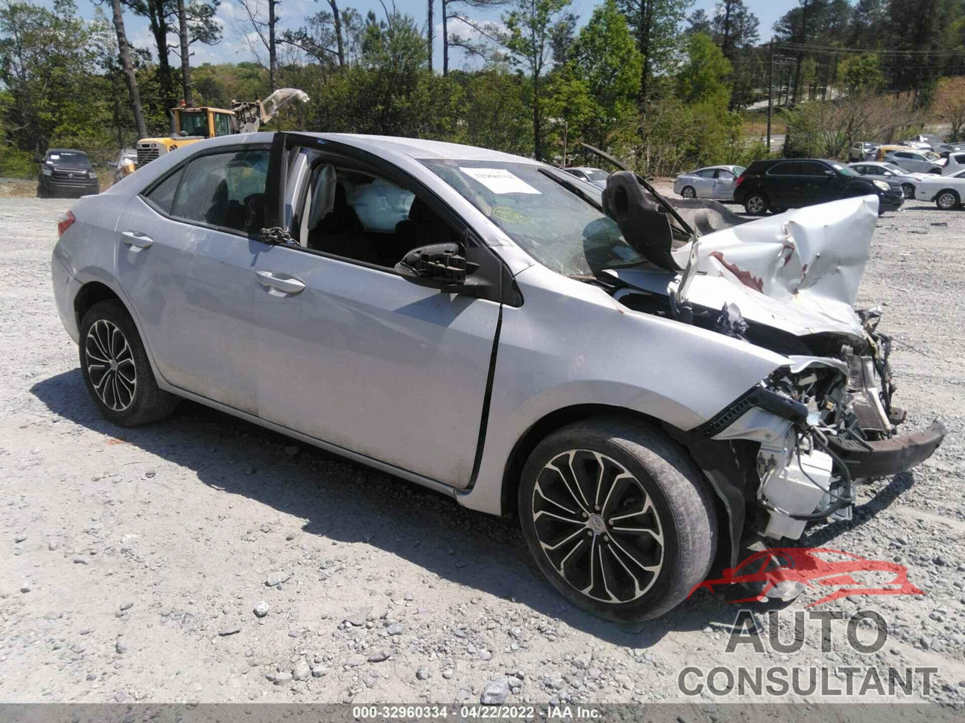 TOYOTA COROLLA 2016 - 5YFBURHE6GP396355