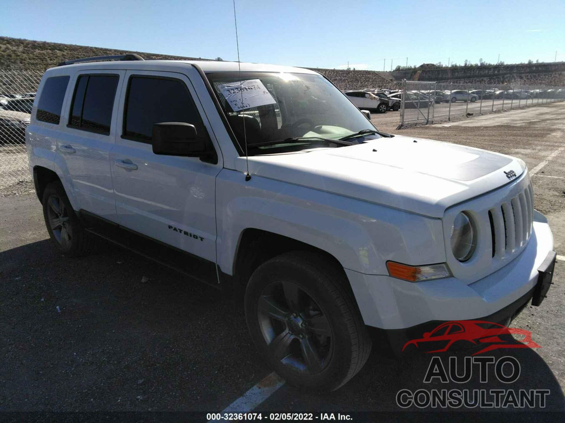 JEEP PATRIOT 2017 - 1C4NJPBA8HD117766