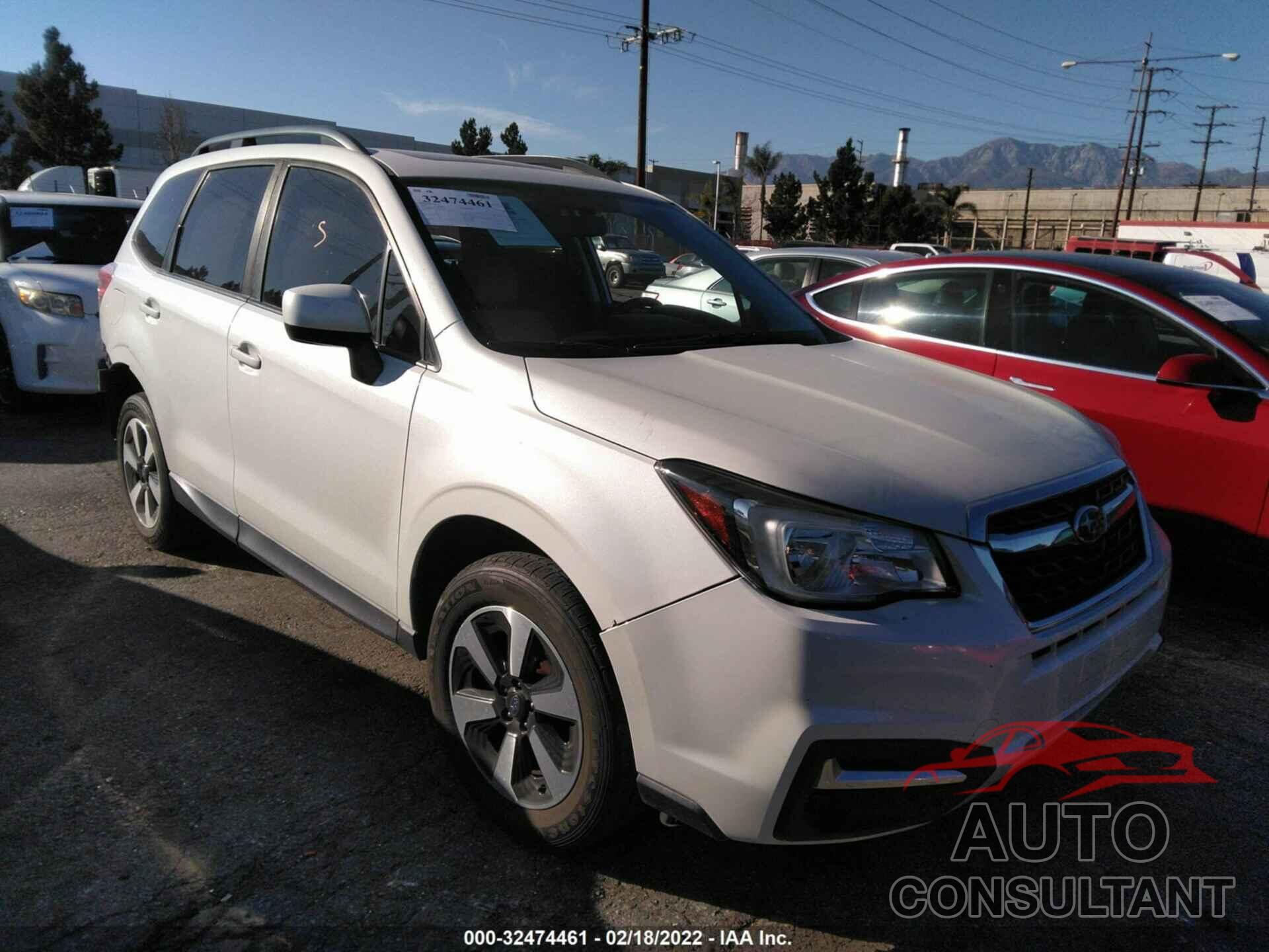 SUBARU FORESTER 2018 - JF2SJAEC7JH530680