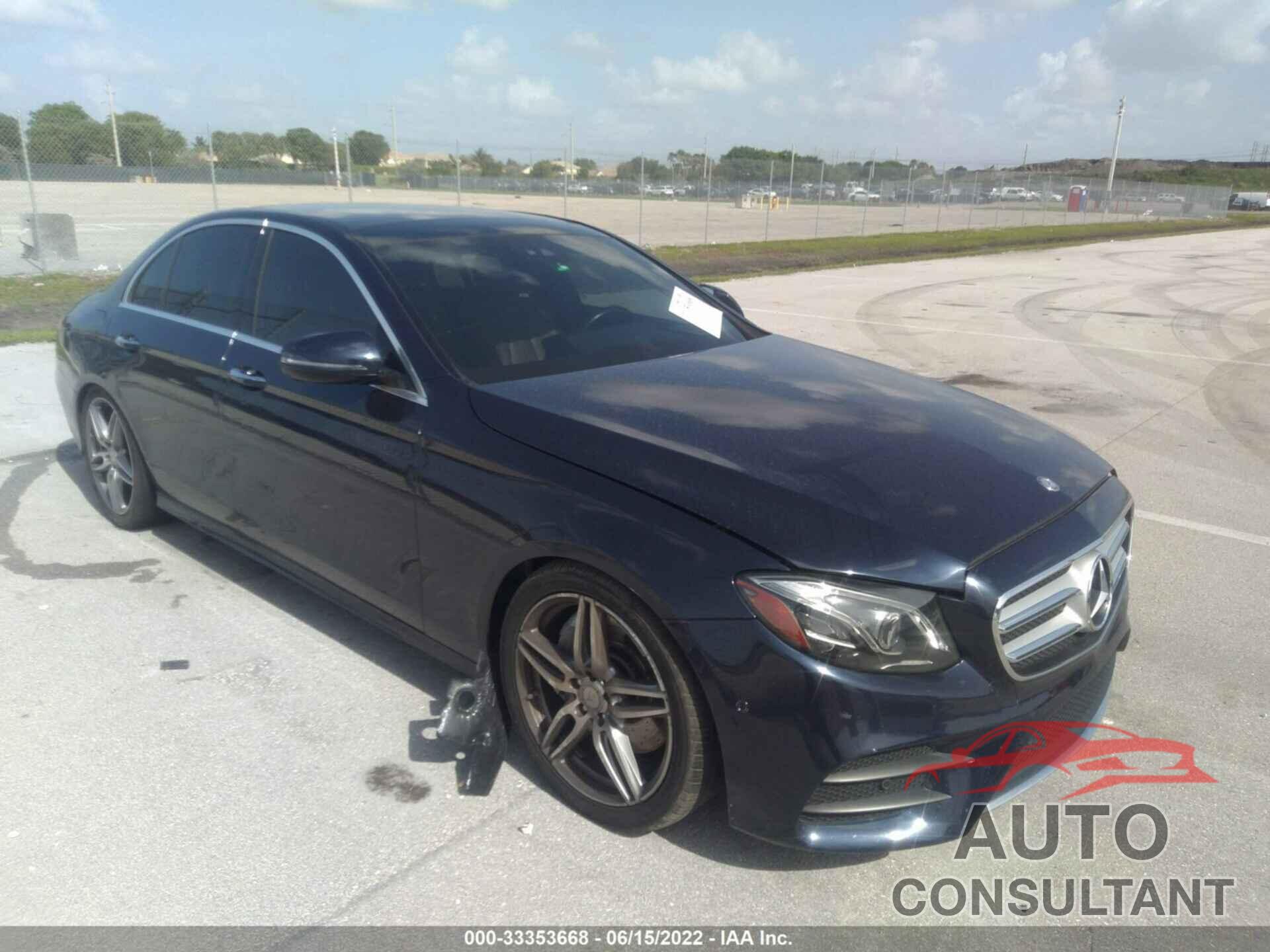 MERCEDES-BENZ E-CLASS 2017 - WDDZF4JB8HA068510