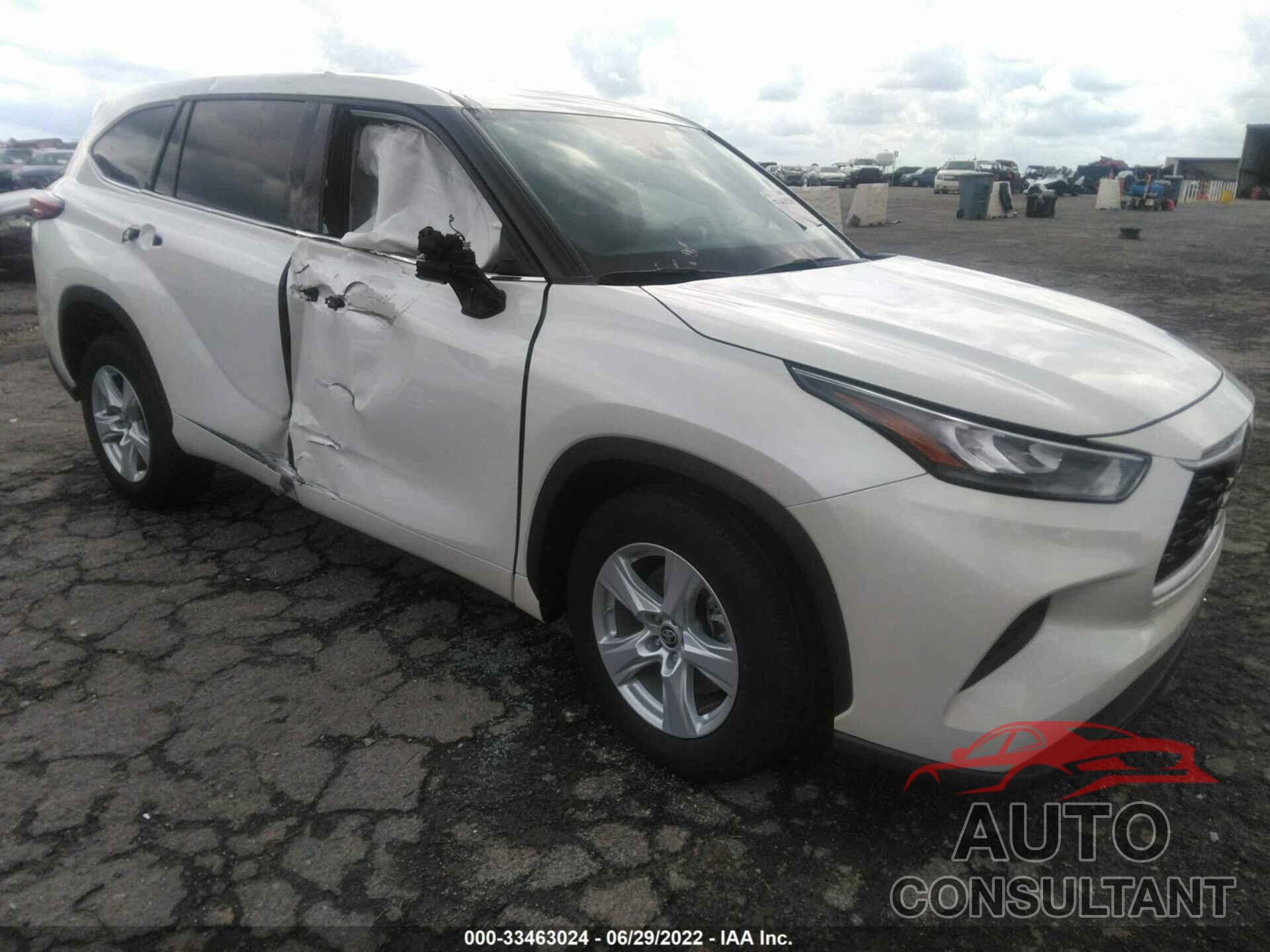 TOYOTA HIGHLANDER 2020 - 5TDCZRAH9LS507945