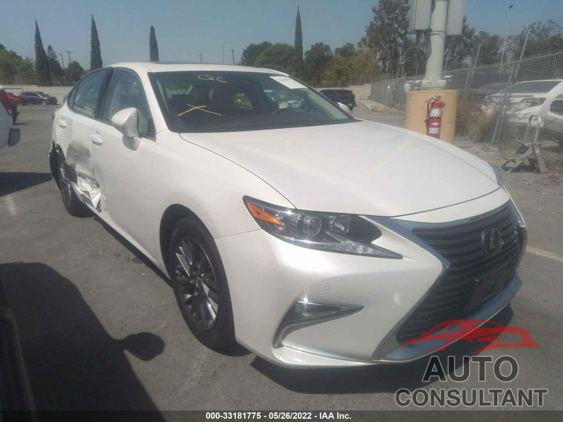 LEXUS ES 2018 - 58ABK1GG4JU109555