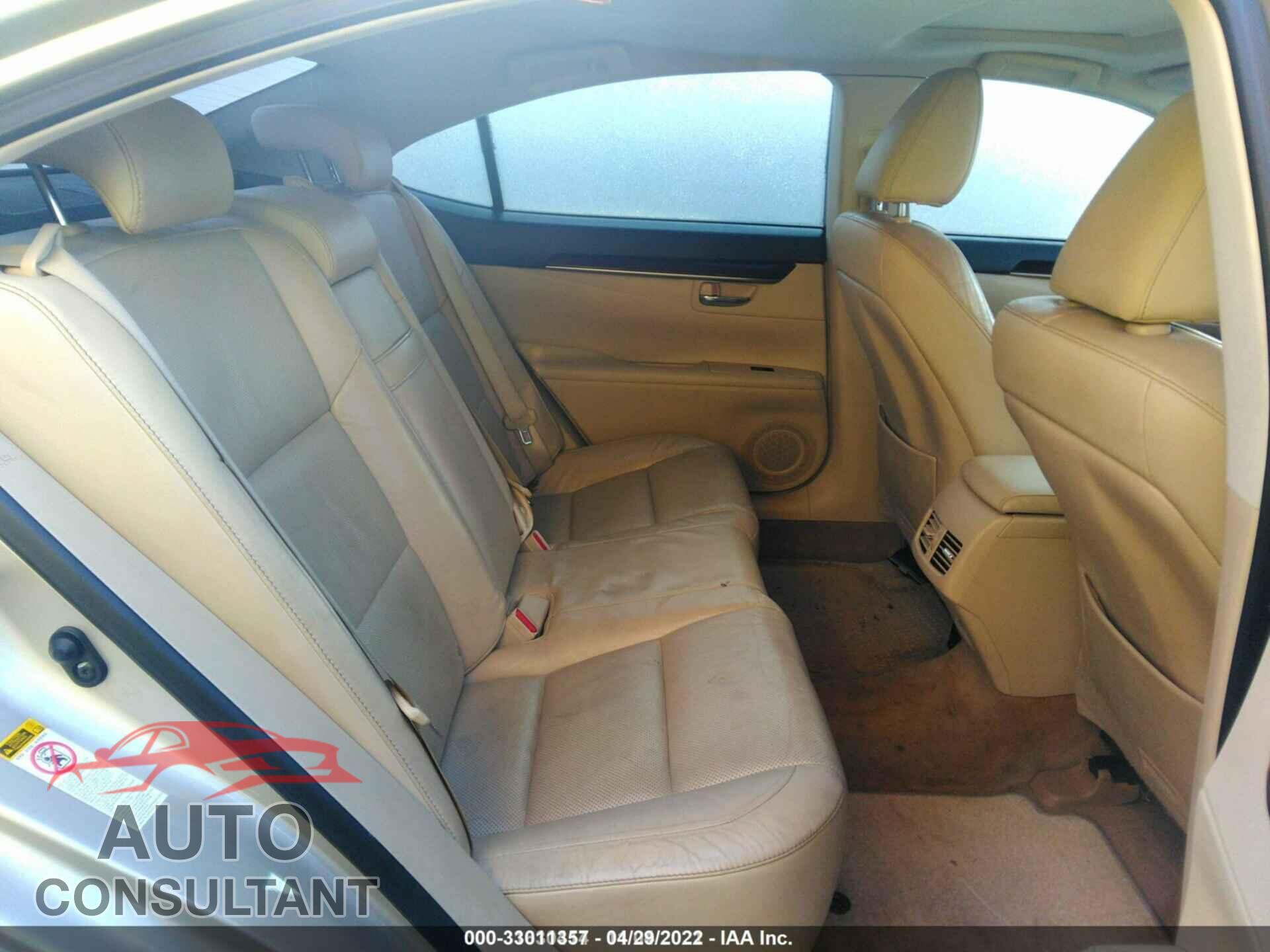 LEXUS ES 350 2014 - JTHBK1GG4E2109292