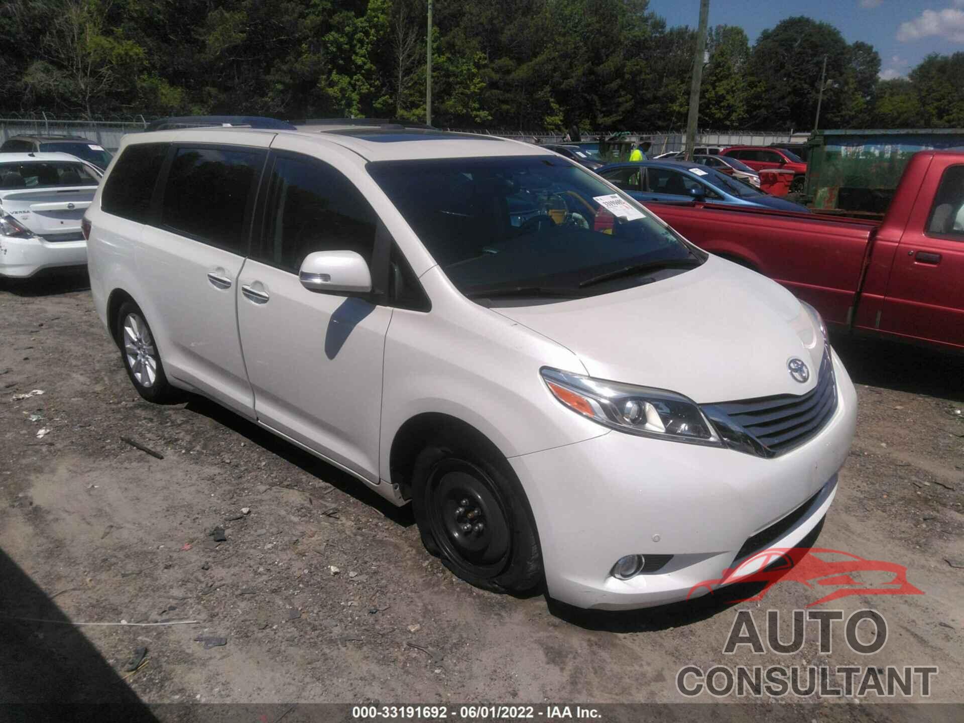 TOYOTA SIENNA 2017 - 5TDYZ3DC9HS873639